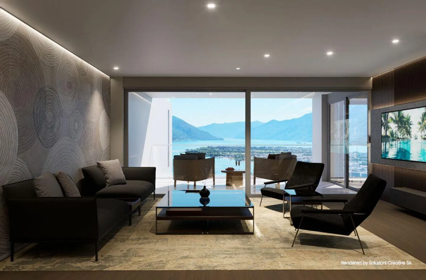 Luxueux 3.5 pièces : modernité et excellence avec vue sur le lac - Photo 7 sur 22