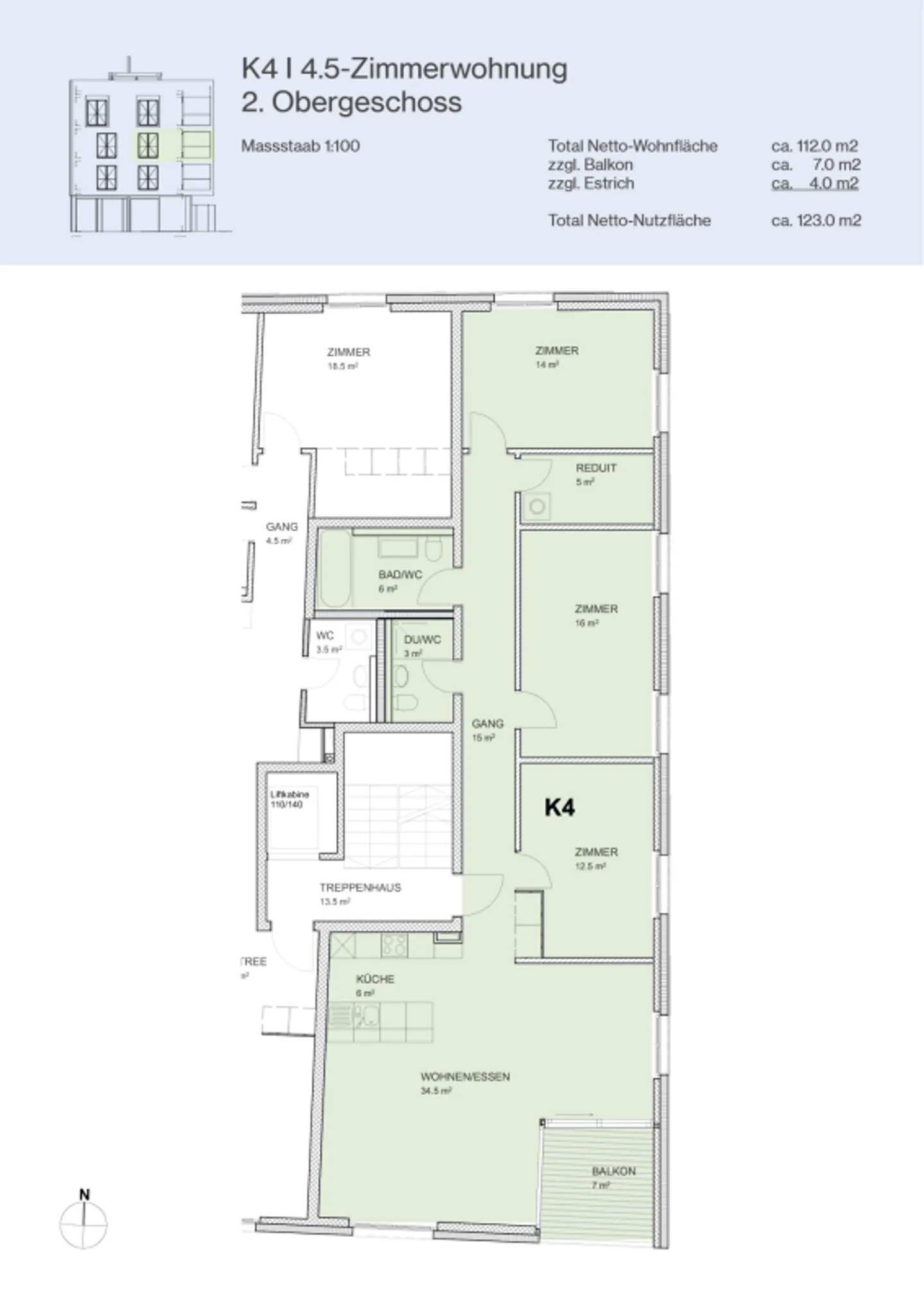 Living in the town of Laufen! Modern 4.5-room apartment in a quiet location - Photo 16 of 16