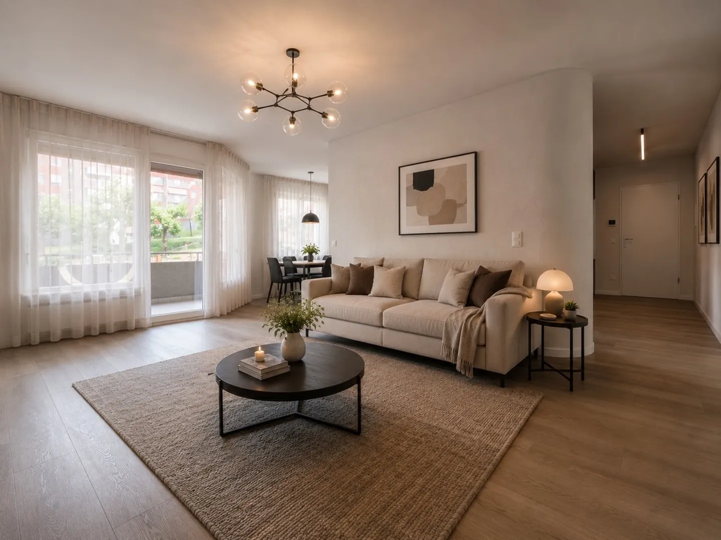 Exclusive 3.5 rooms Breganzona - Photo 1 of 10