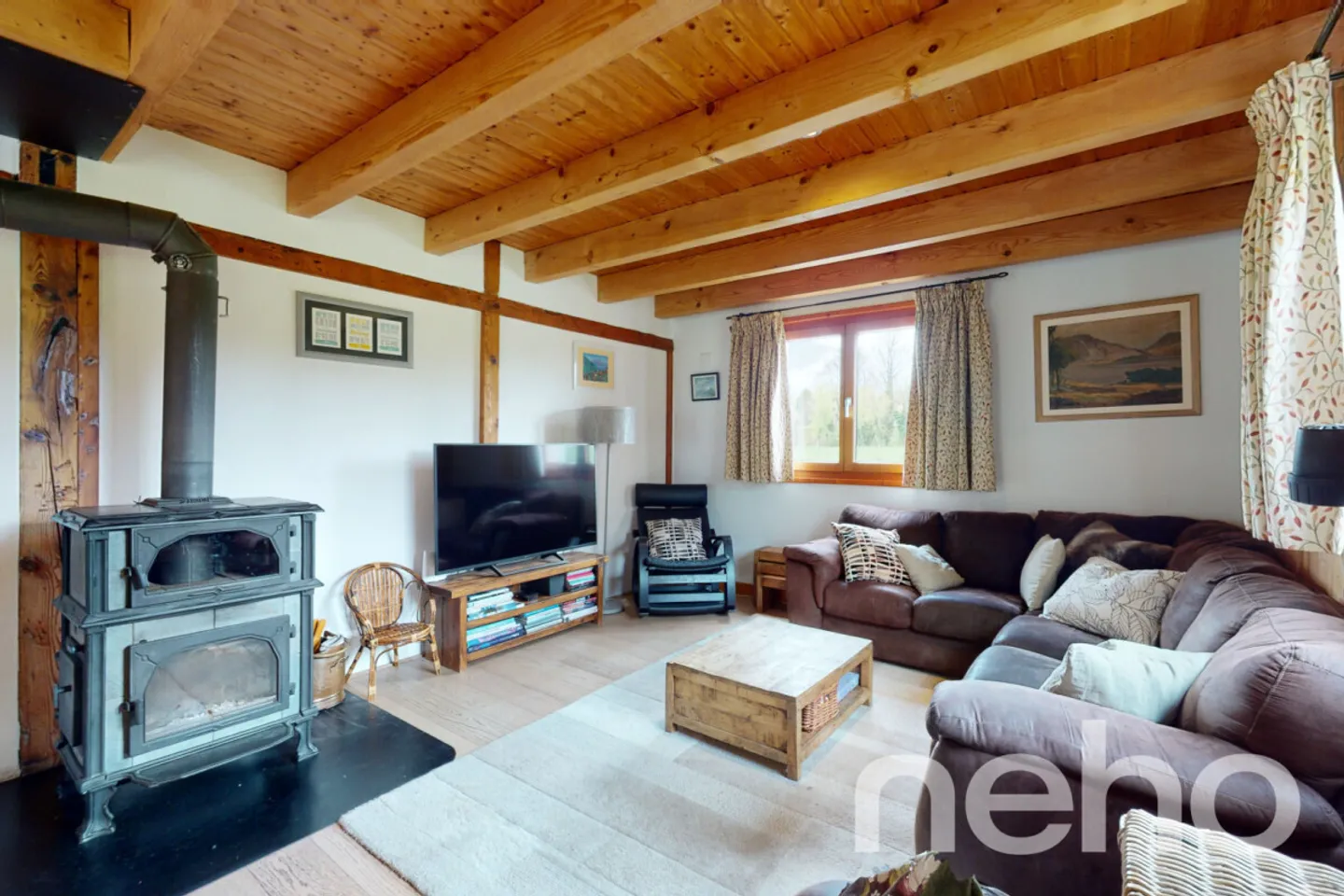 Spacieux duplex de 5,5 pièces - grand jardin - Illarsaz - Photo 5 sur 10