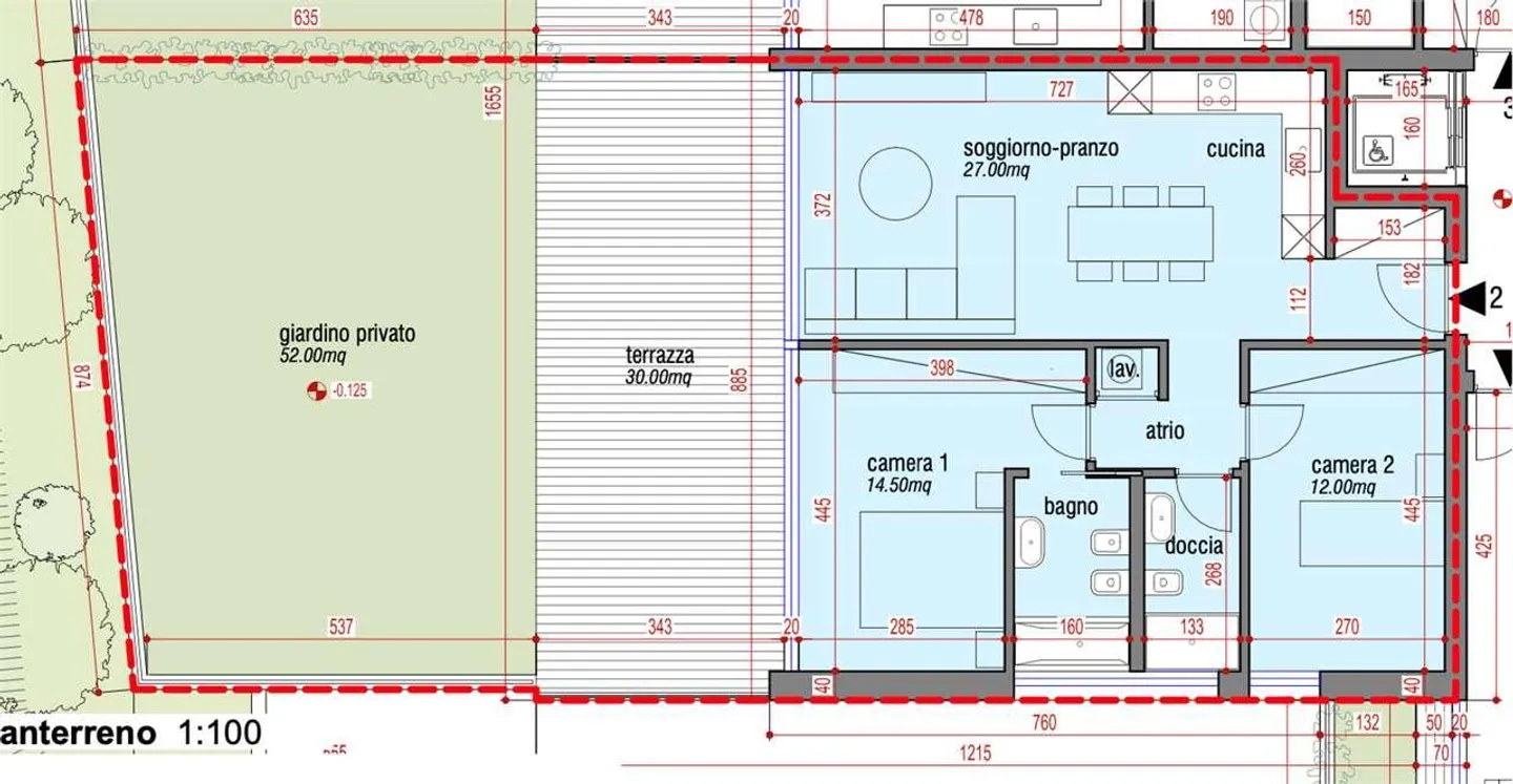 APPARTAMENTI TRILOCALI DI NUOVA COSTRUZIONE - Foto 5 di 6
