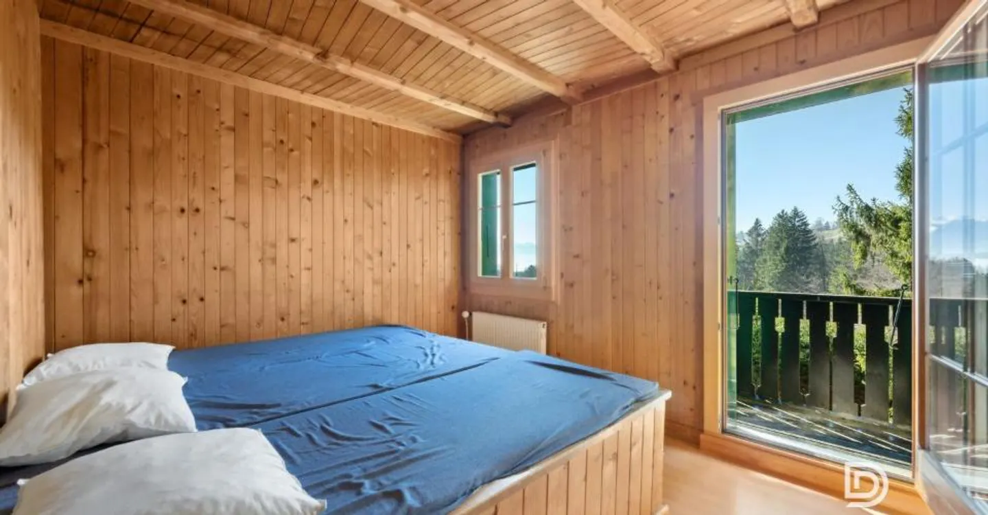 Authentisches Chalet von 1911 in einer Paradies-Ecke - Gelegenheit für ein Wohn- oder Familienprojekt - Foto 7 von 9