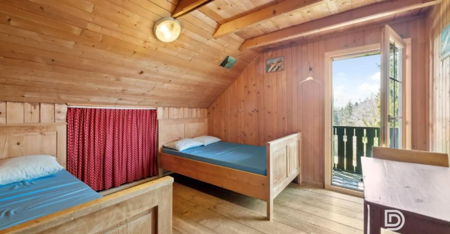 Authentisches Chalet von 1911 in einer Paradies-Ecke - Gelegenheit für ein Wohn- oder Familienprojekt - Foto 6 von 9