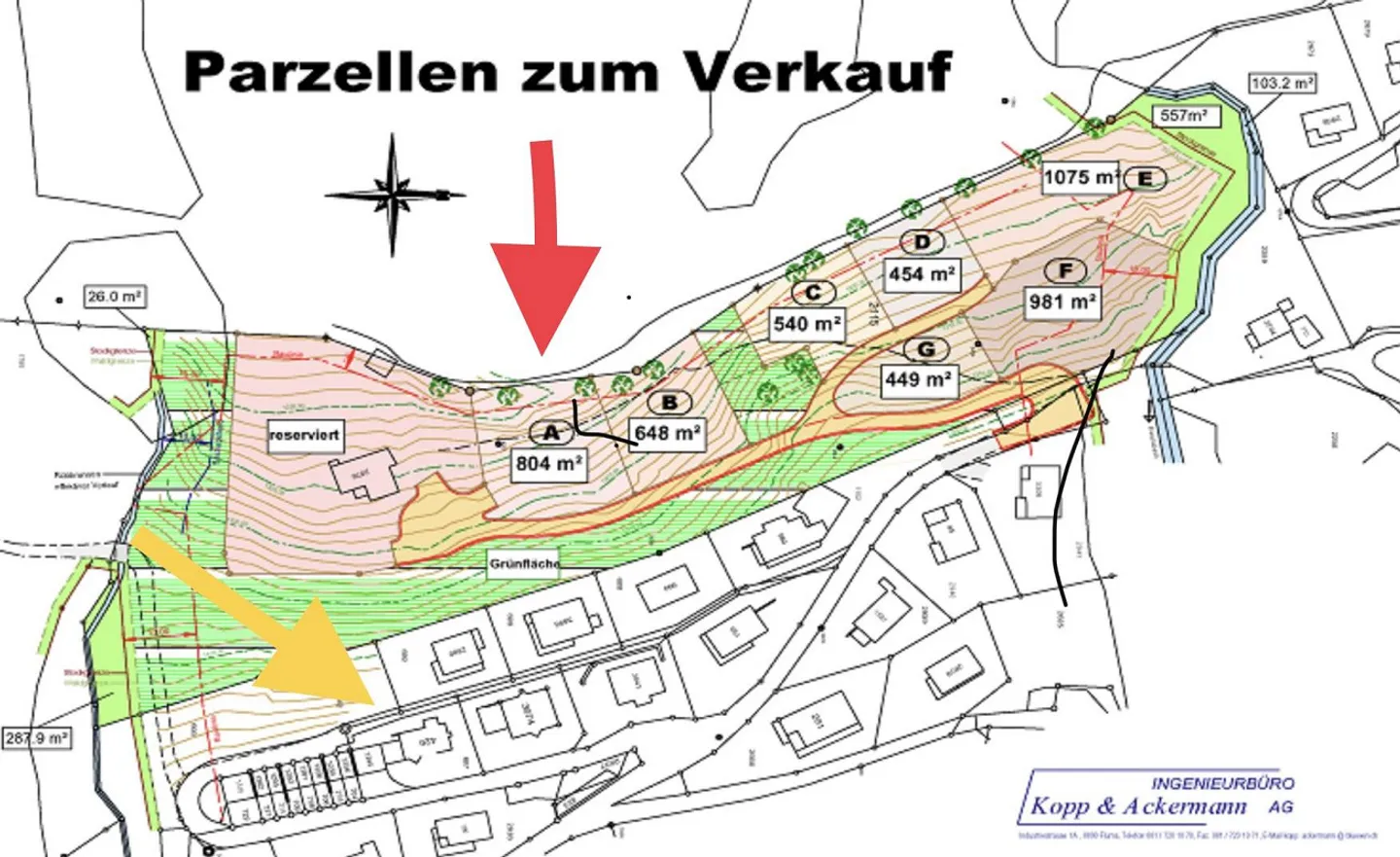 804 m2 Bauland W2b zuoberst im Anggetlin mit Traumsicht - Erstwohnsitz - Photo 4 of 5