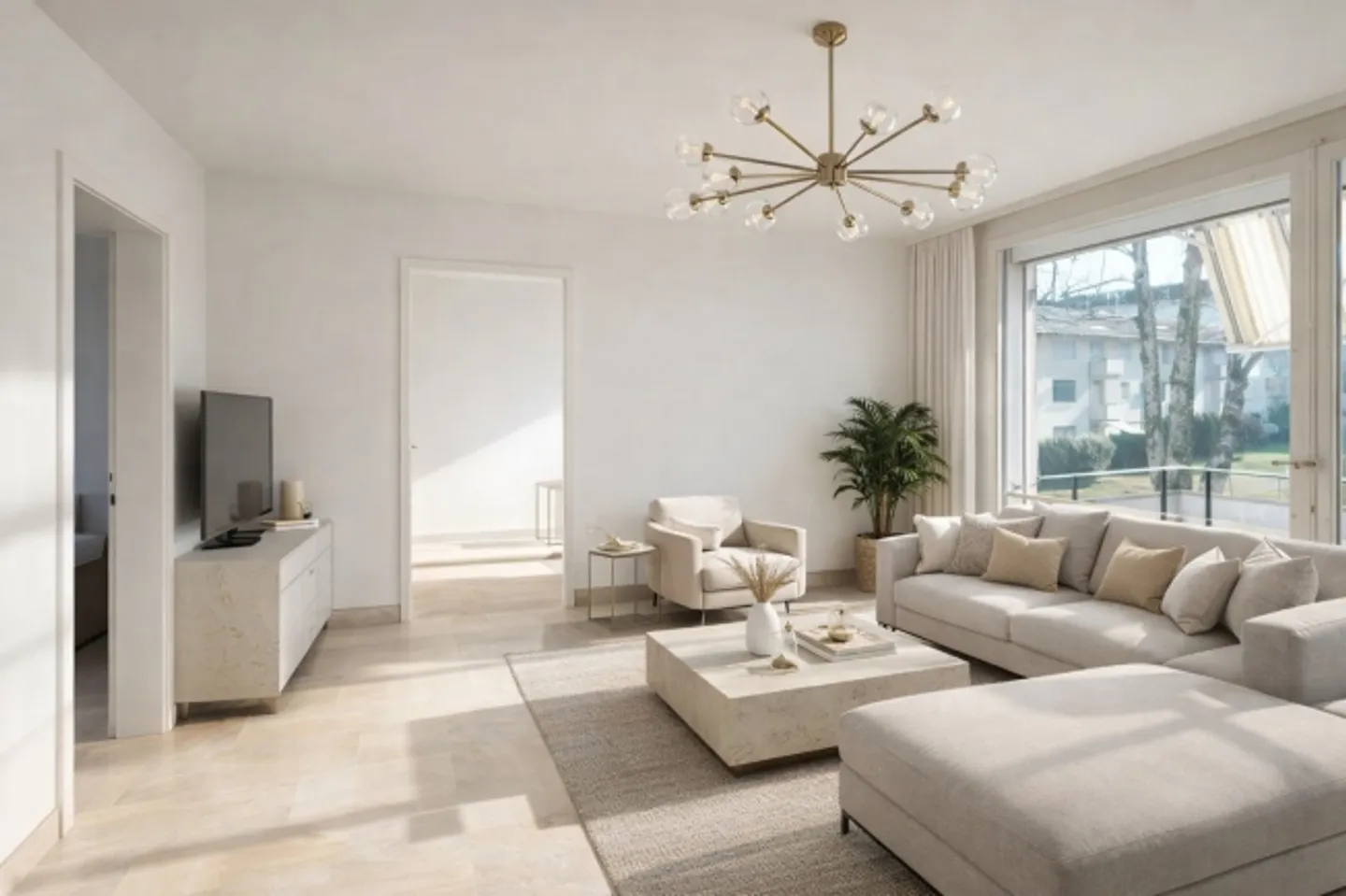 Temporäre 4-Zimmerwohnung in Seebach - Foto 1 von 10