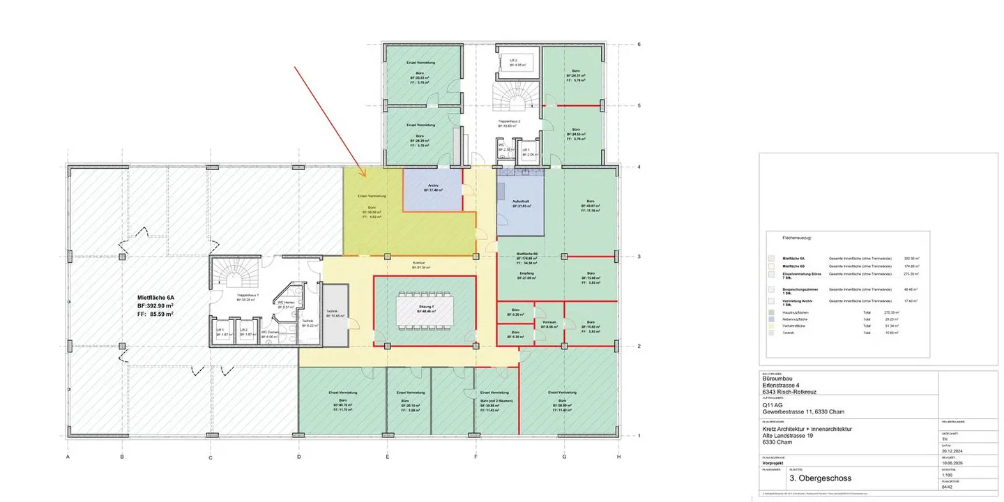 Uffici luminosi in Erlenstrasse 4, 6343 Rotkreuz - Foto 5 di 5