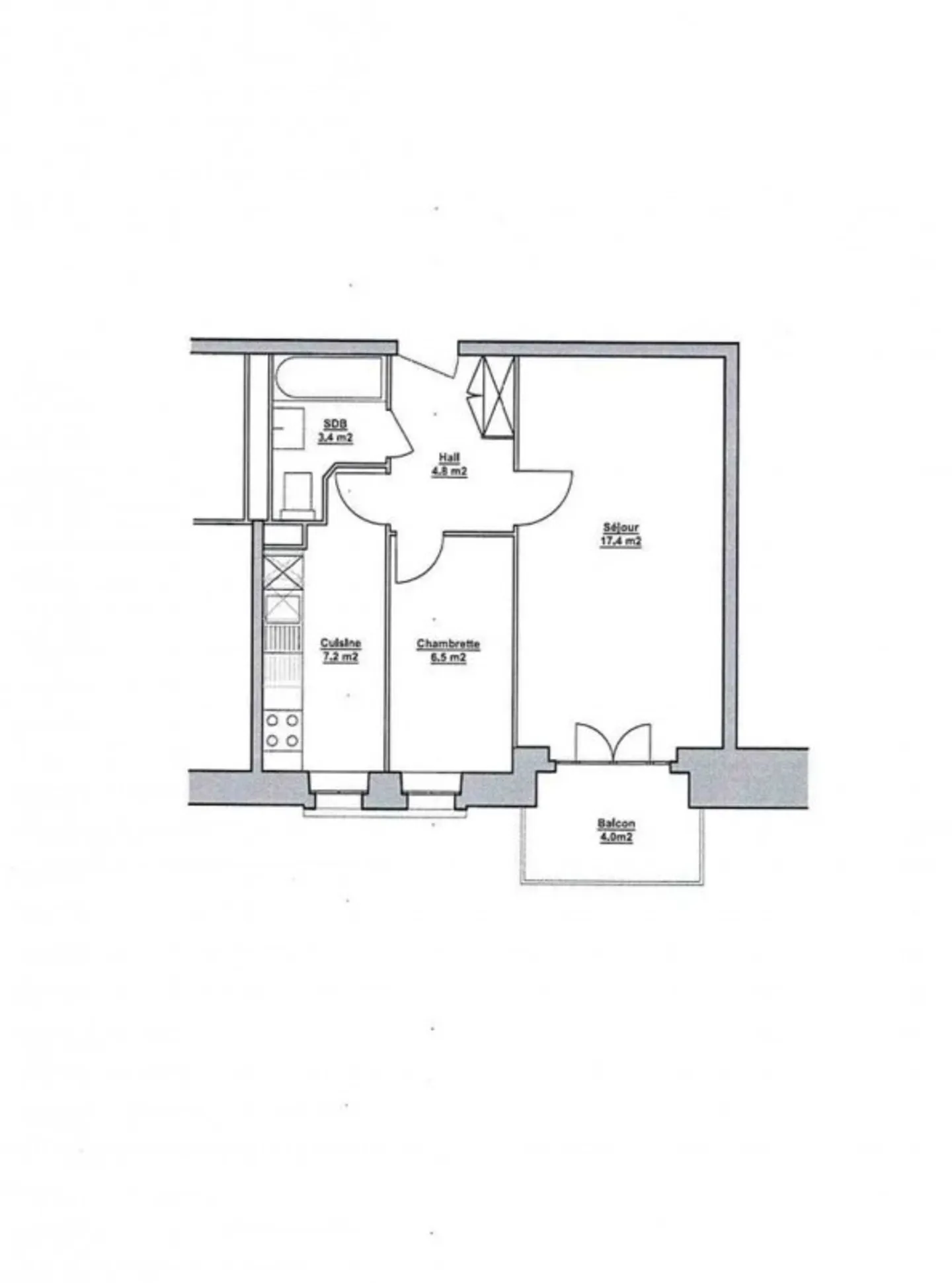 Eine 2,5-Zimmer-Wohnung zu vermieten - Nations / Grand Pré - Foto 6 von 6
