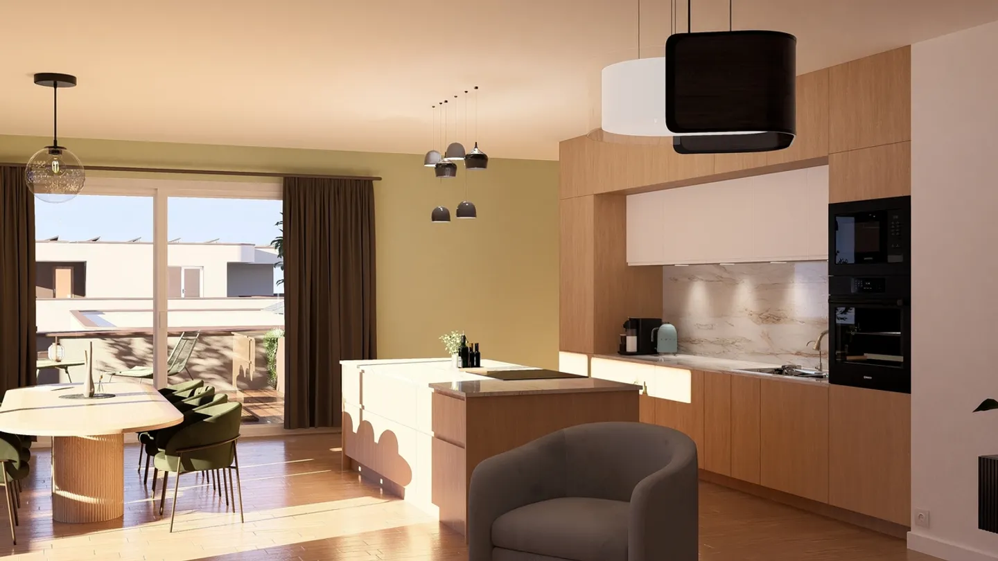 Magnificent penthouse 5.5 rooms on plans - Photo 1 of 13