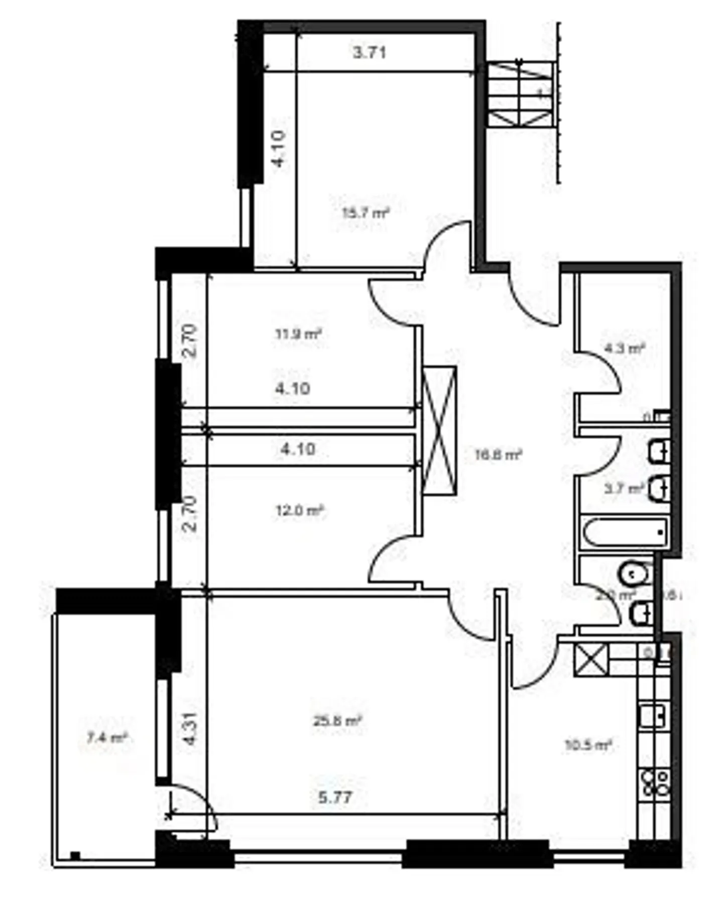 Charming 4.5-Room Apartment - Photo 9 of 9