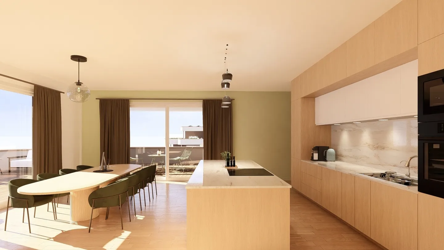 Magnificent penthouse 5.5 rooms on plans - Photo 6 of 13