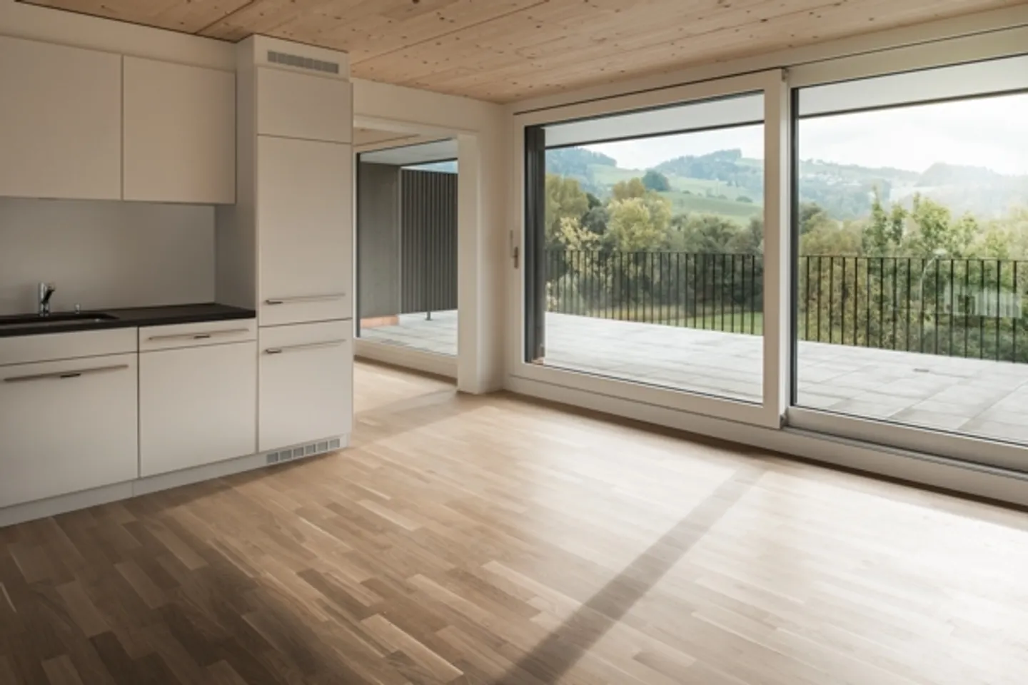 2.5-room attic new apartment with 46m2 terrace at Bildweiher (No. 4.2) - Photo 3 of 14