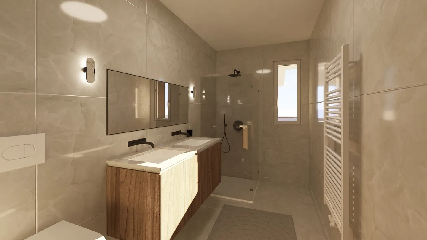 Magnificent penthouse 5.5 rooms on plans - Photo 10 of 13