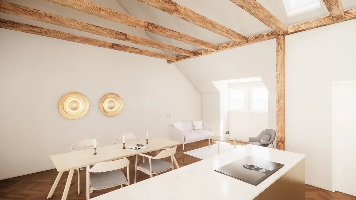 Exklusive Dachgeschosswohnung mit 142 m² im Breitenrain - Foto 5 von 26