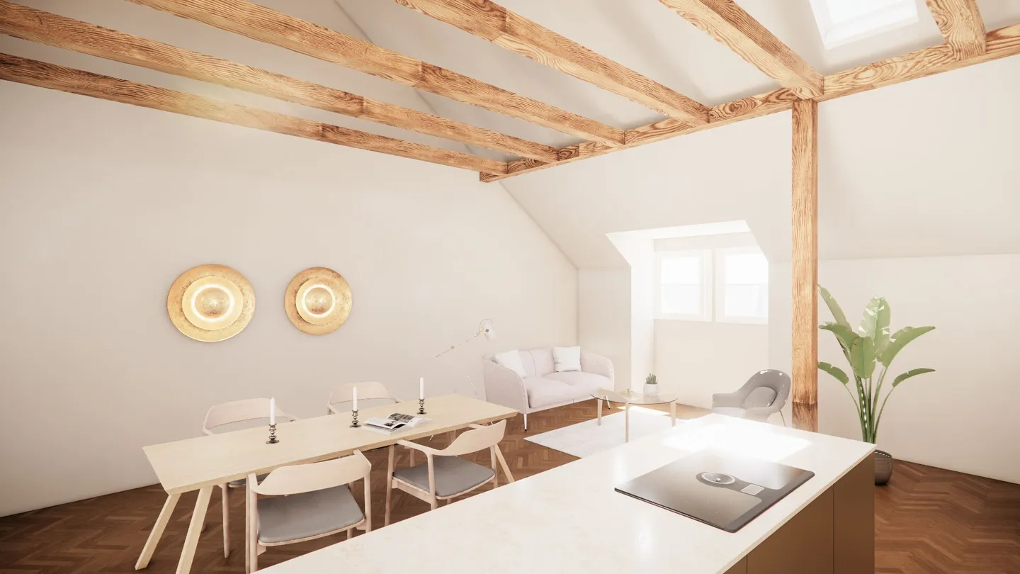 Exklusive Dachgeschosswohnung mit 142 m² im Breitenrain - Foto 6 von 26