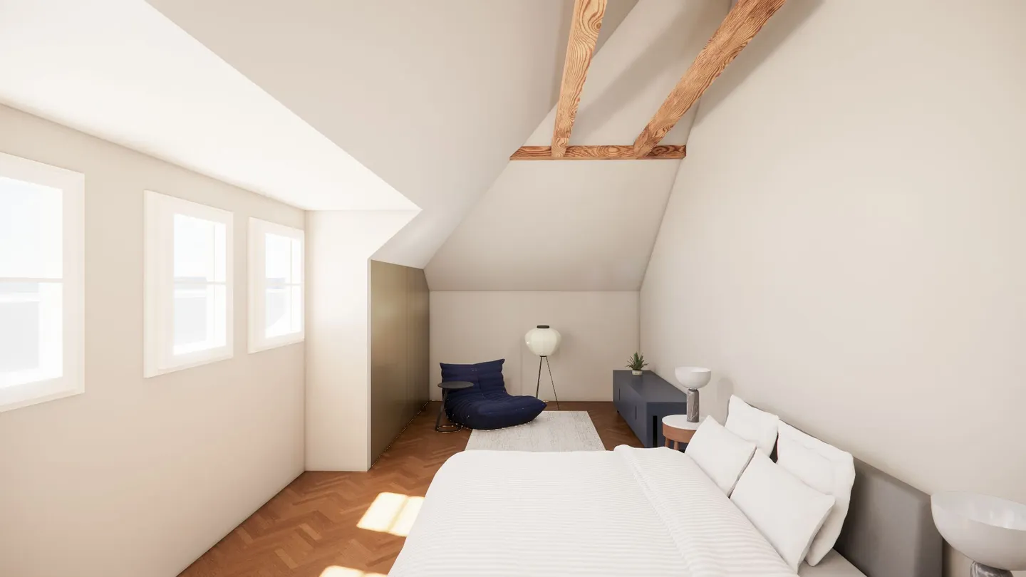 Exklusive Dachgeschosswohnung mit 142 m² im Breitenrain - Foto 12 von 26