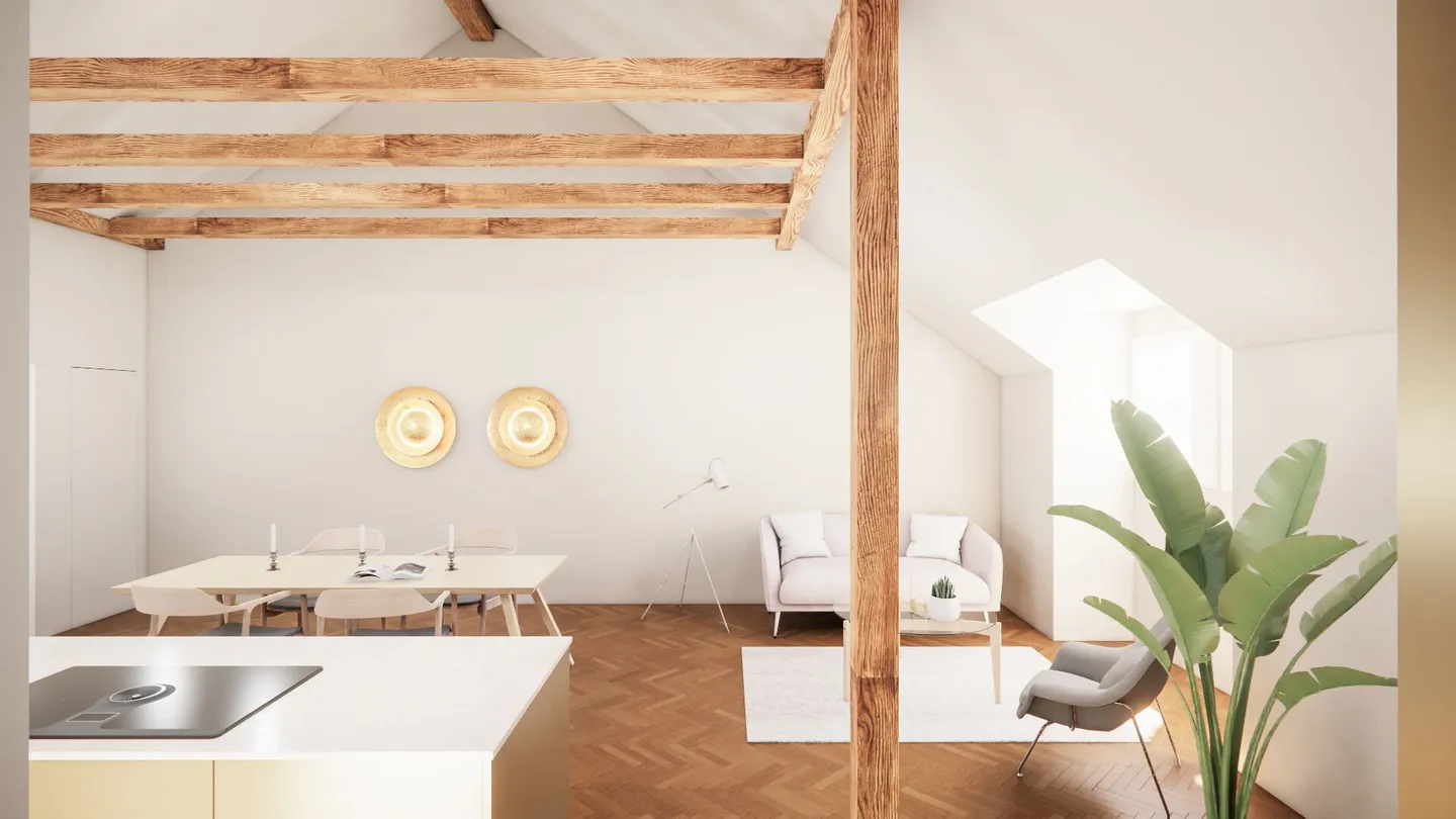 Exklusive Dachgeschosswohnung mit 142 m² im Breitenrain - Foto 8 von 26