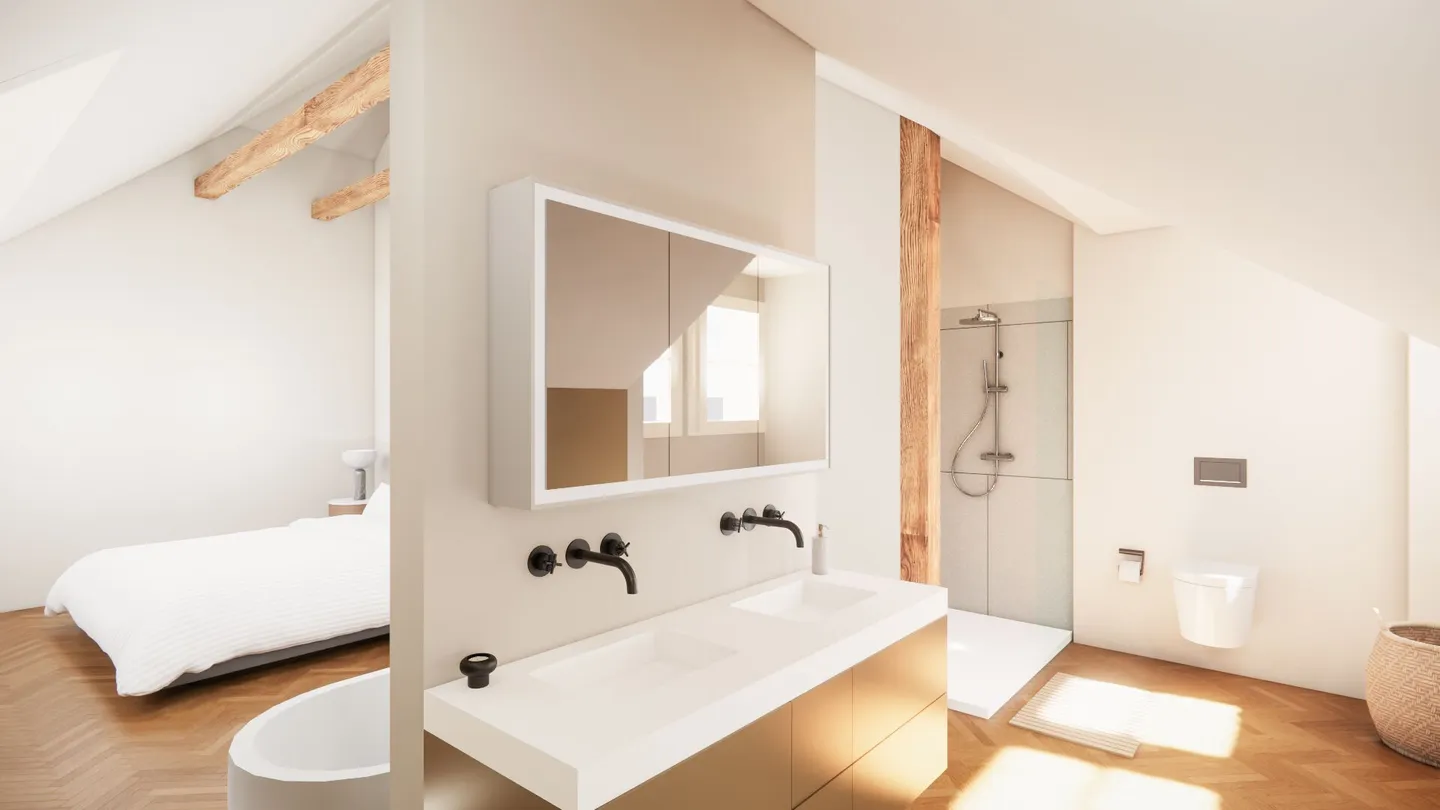 Exklusive Dachgeschosswohnung mit 142 m² im Breitenrain - Foto 18 von 26