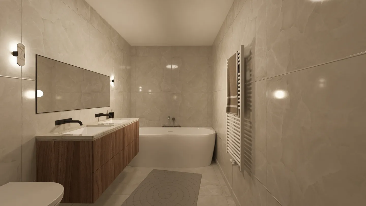 Magnificent penthouse 5.5 rooms on plans - Photo 13 of 13