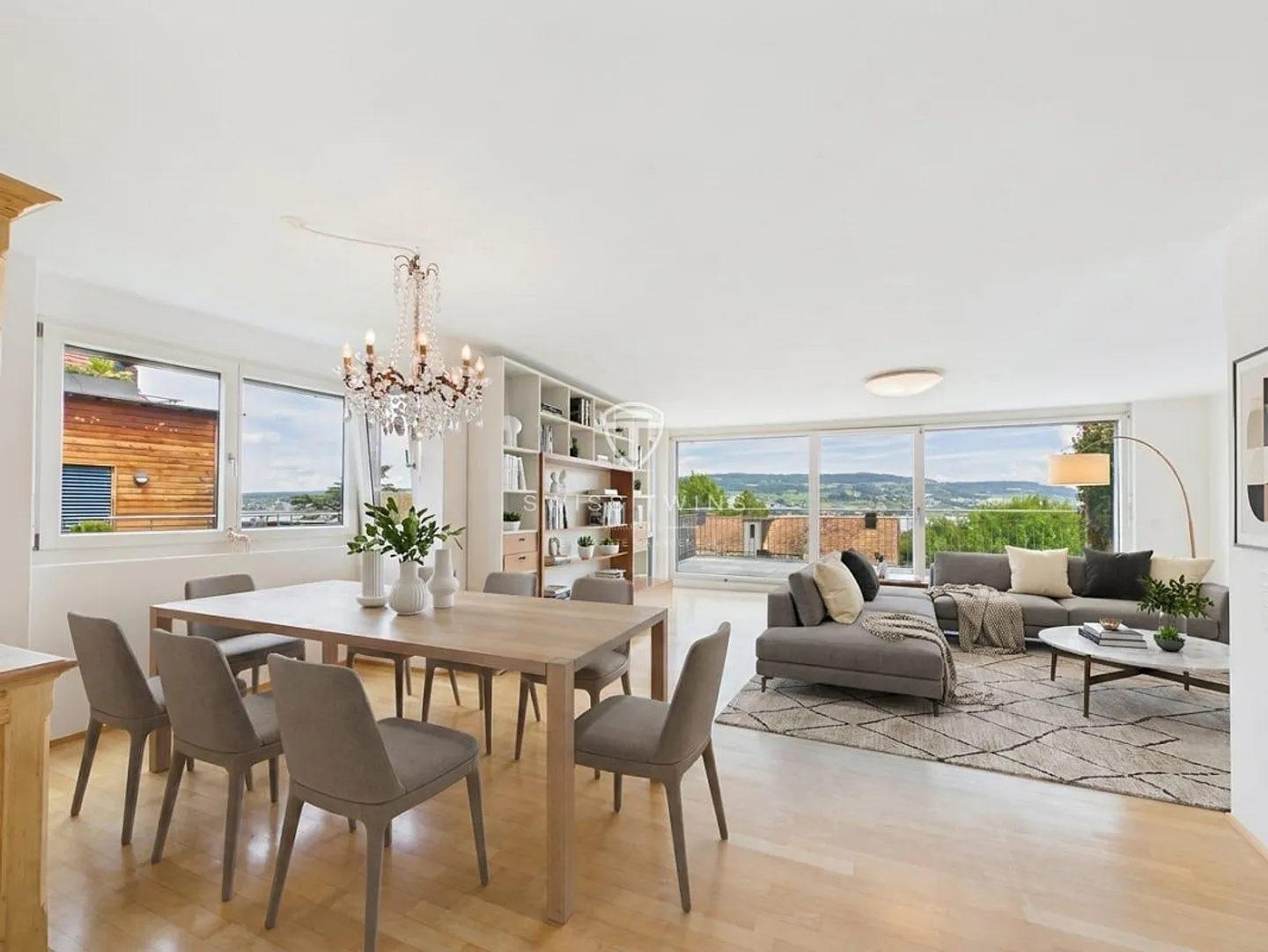 Casa a schiera di 5,5 stanze con vista panoramica e terrazza a Horgen - Foto 6 di 13