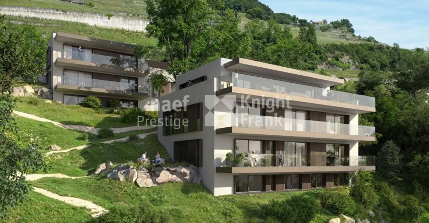 Neues Duplex-Apartment mit 7,5 Zimmern und außergewöhnlichem Blick auf den See - Foto 4 von 7