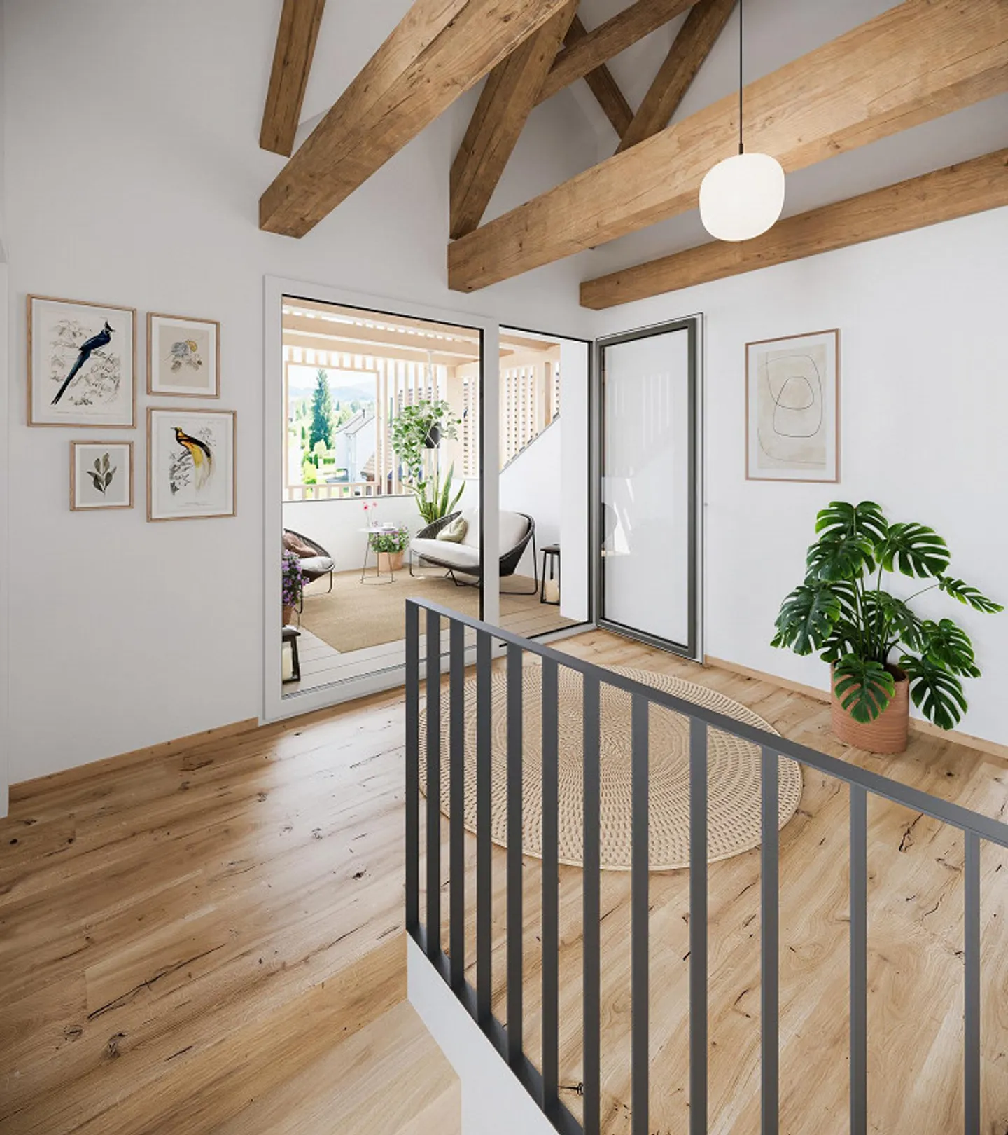 Appartement en duplex spacieux avec caractère de maison individuelle - Photo 4 sur 9