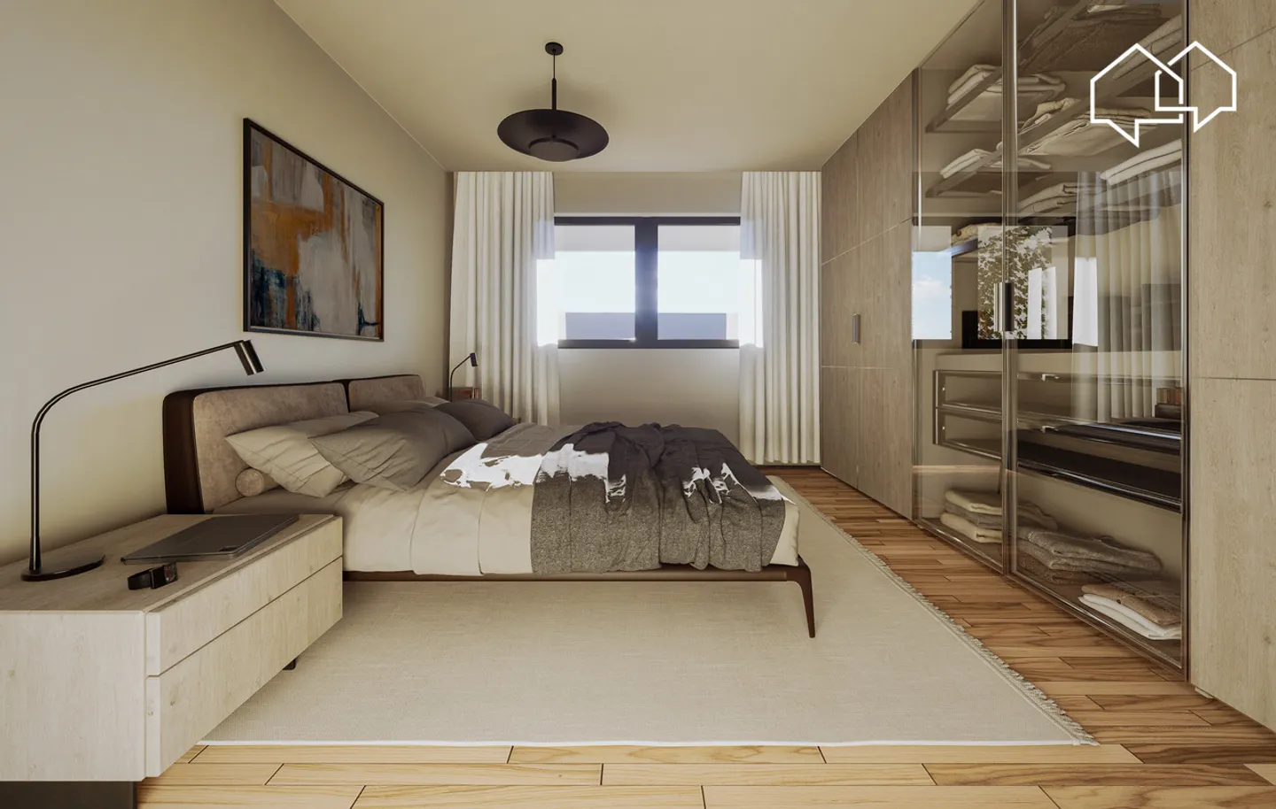 The Clos du Tiguelet - 3.5-room apartment on the 1st floor (lot 1.1) - Photo 7 of 8