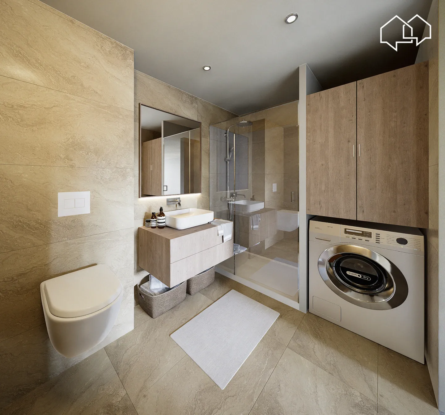 The Clos du Tiguelet - 2.5-room apartment on the 1st floor (lot 1.2) - Photo 7 of 9