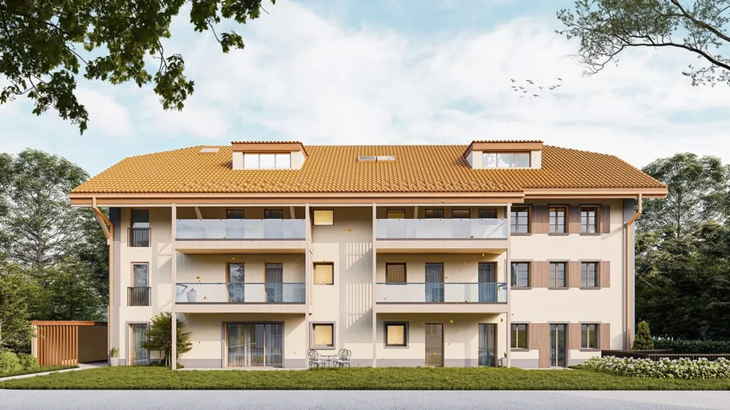 Spazioso appartamento 4.5 nel cuore di Lully - Foto 3 di 5