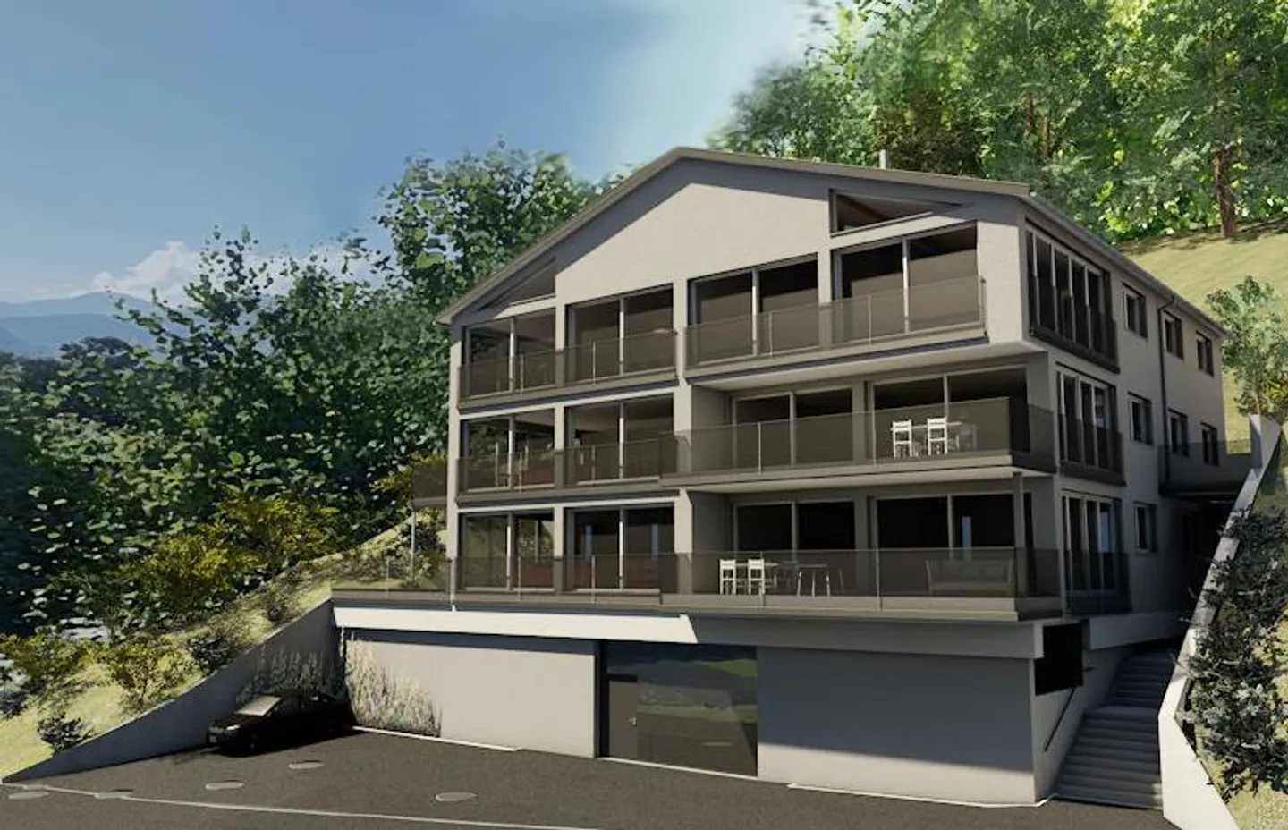 VENTE TOTALE MFH [VUE LOIN - MANOIR] 7310 BAD RAGAZ - Photo 1 sur 7
