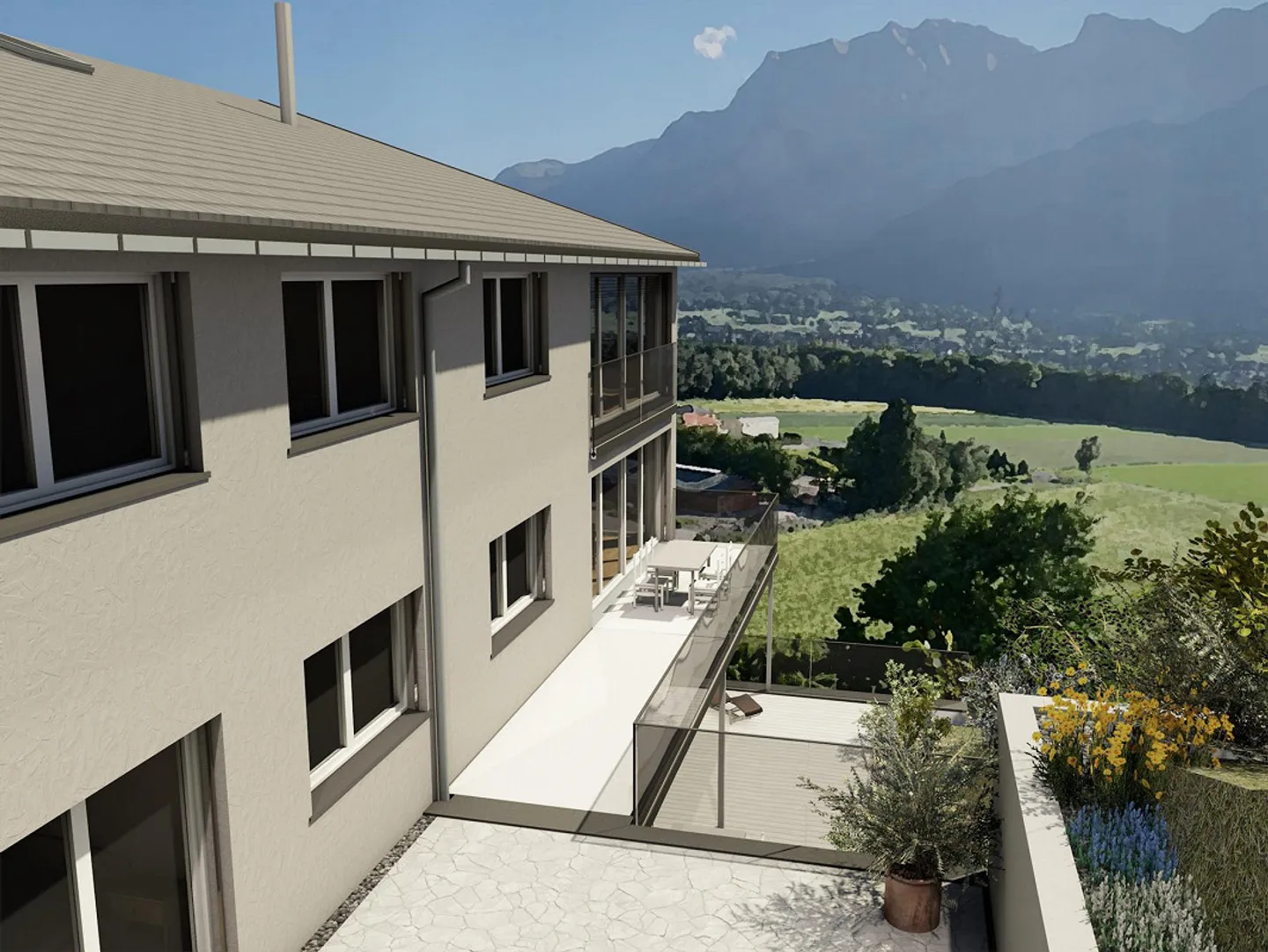 VENTE TOTALE MFH [VUE LOIN - MANOIR] 7310 BAD RAGAZ - Photo 2 sur 7