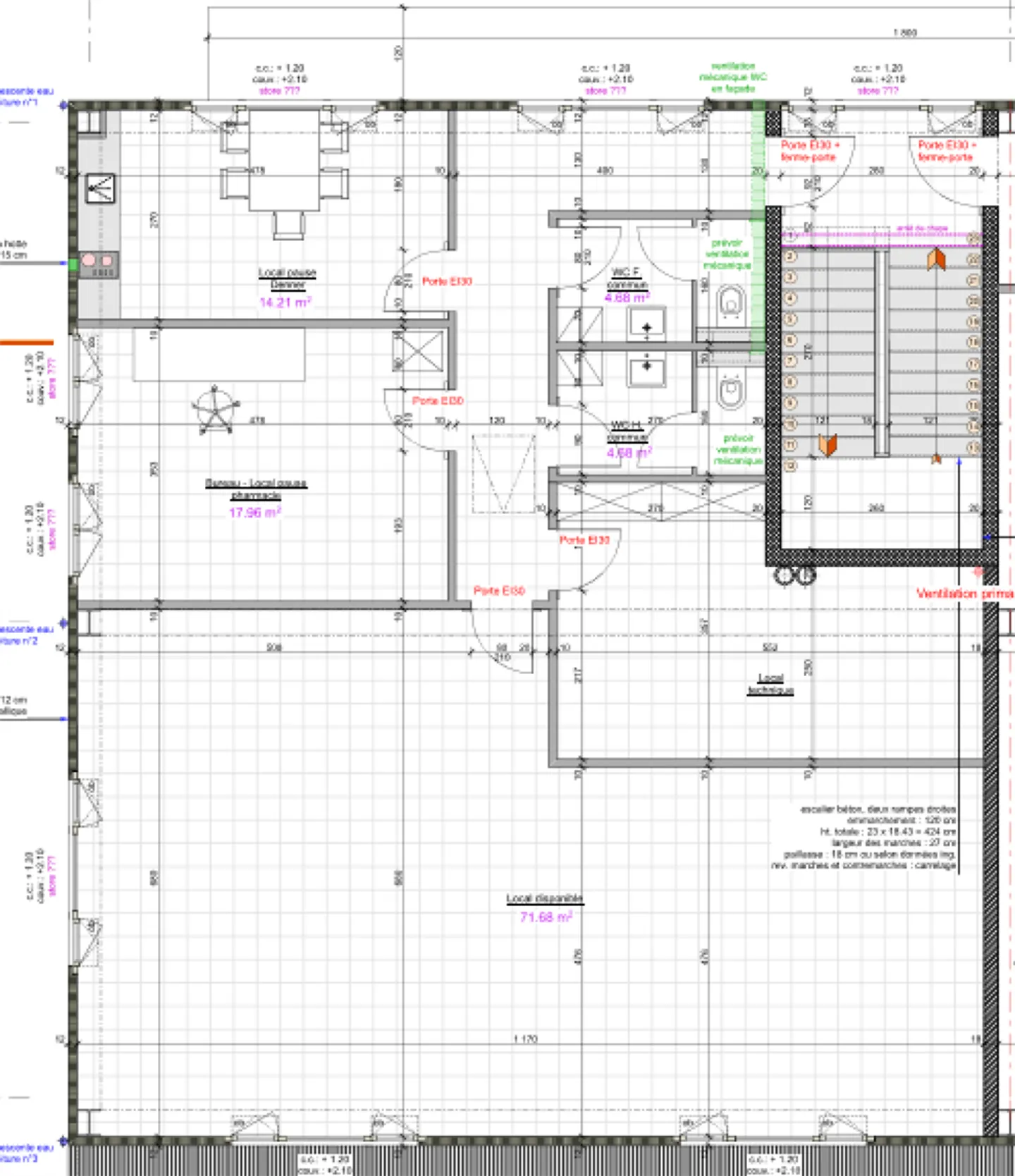 Schöne kommerzielle Bruttogeschäftsfläche von 208 m2 zur Miete in Courtelary - Foto 4 von 10