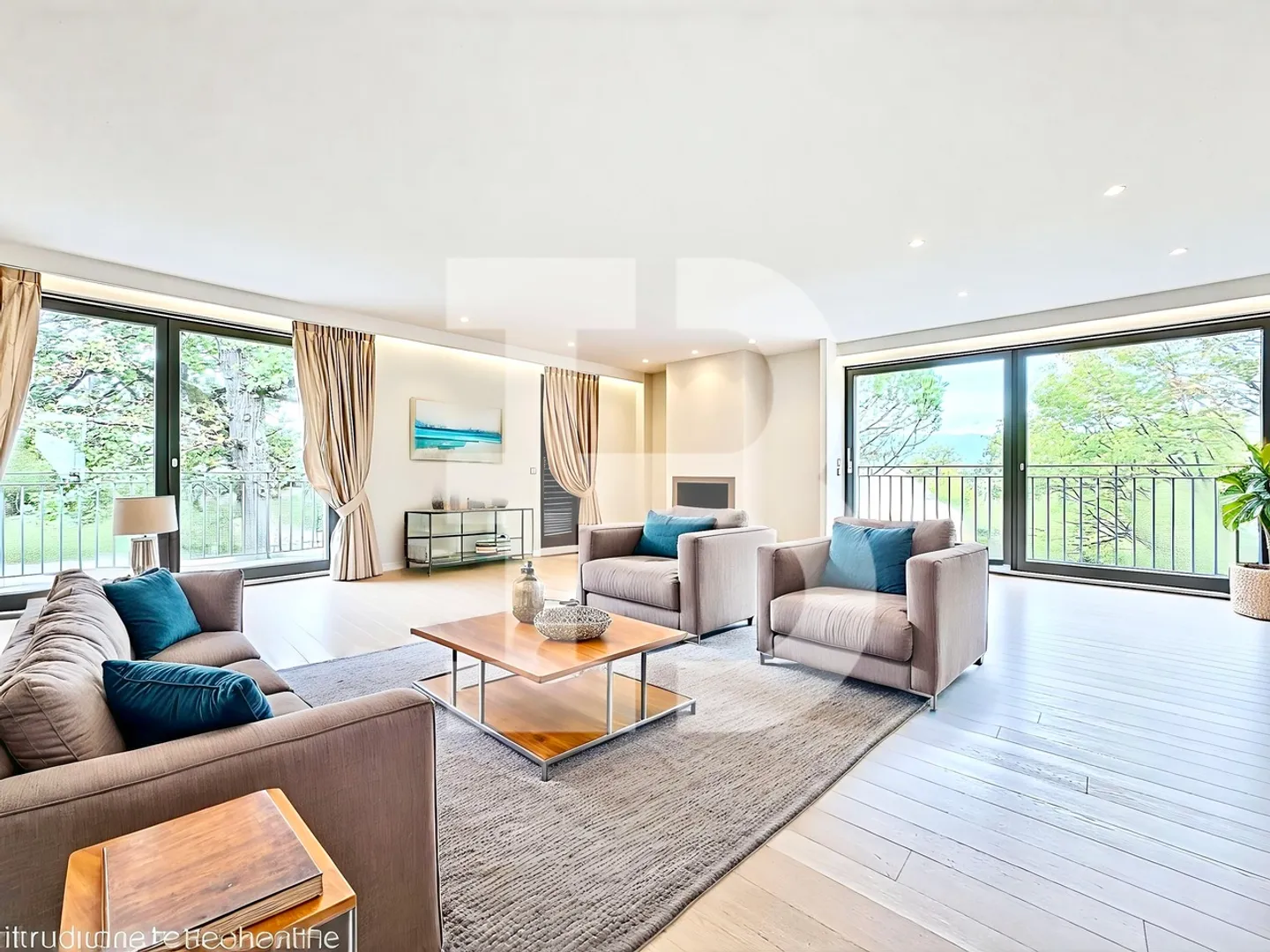 Prächtige 160 m2 Wohnung mit freier Sicht - Photo 1 sur 2
