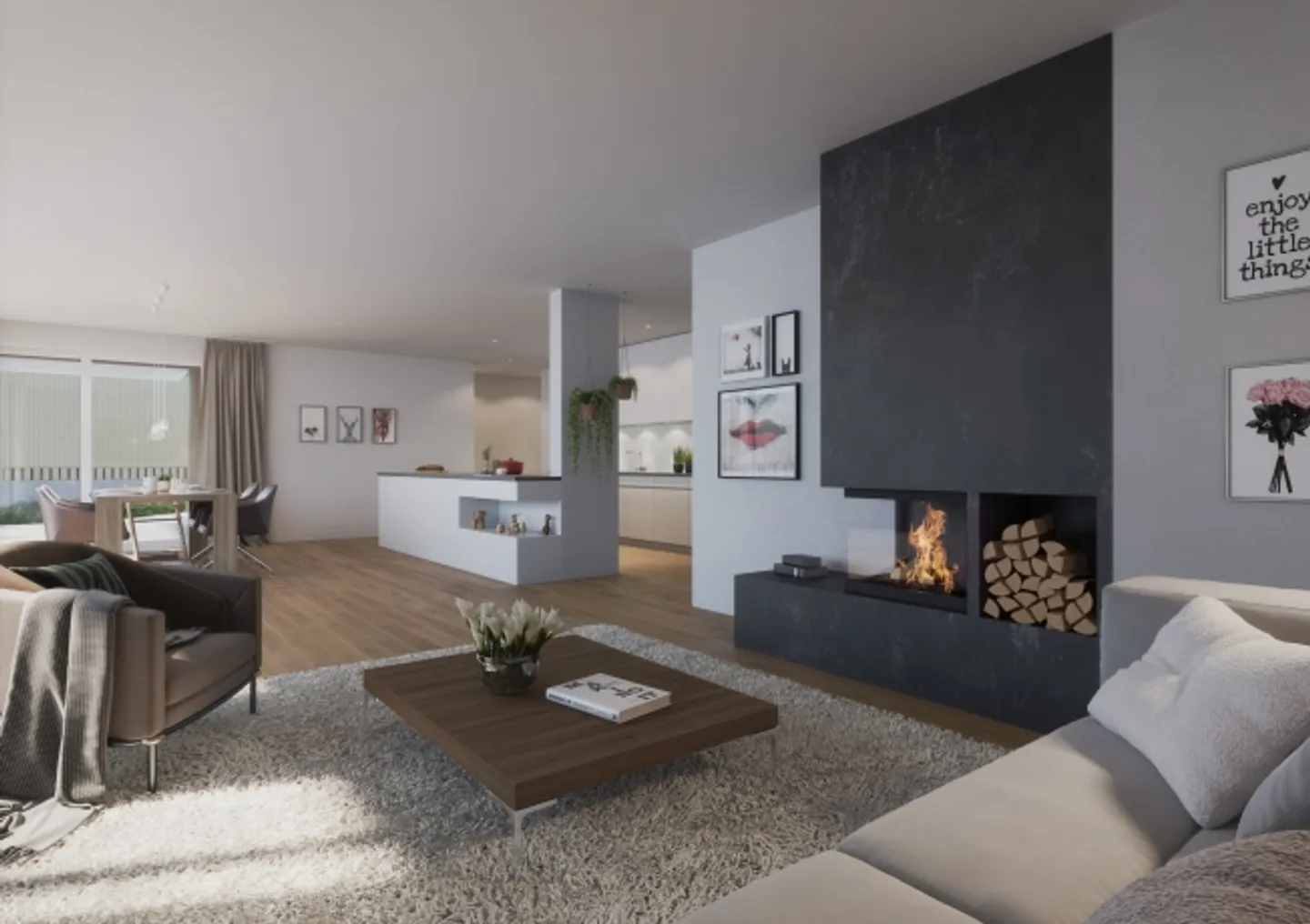 Nouveau bâtiment sur la pente ensoleillée avec une vue dégagée, tranquillité et espace pour vos idées - Photo 9 sur 11