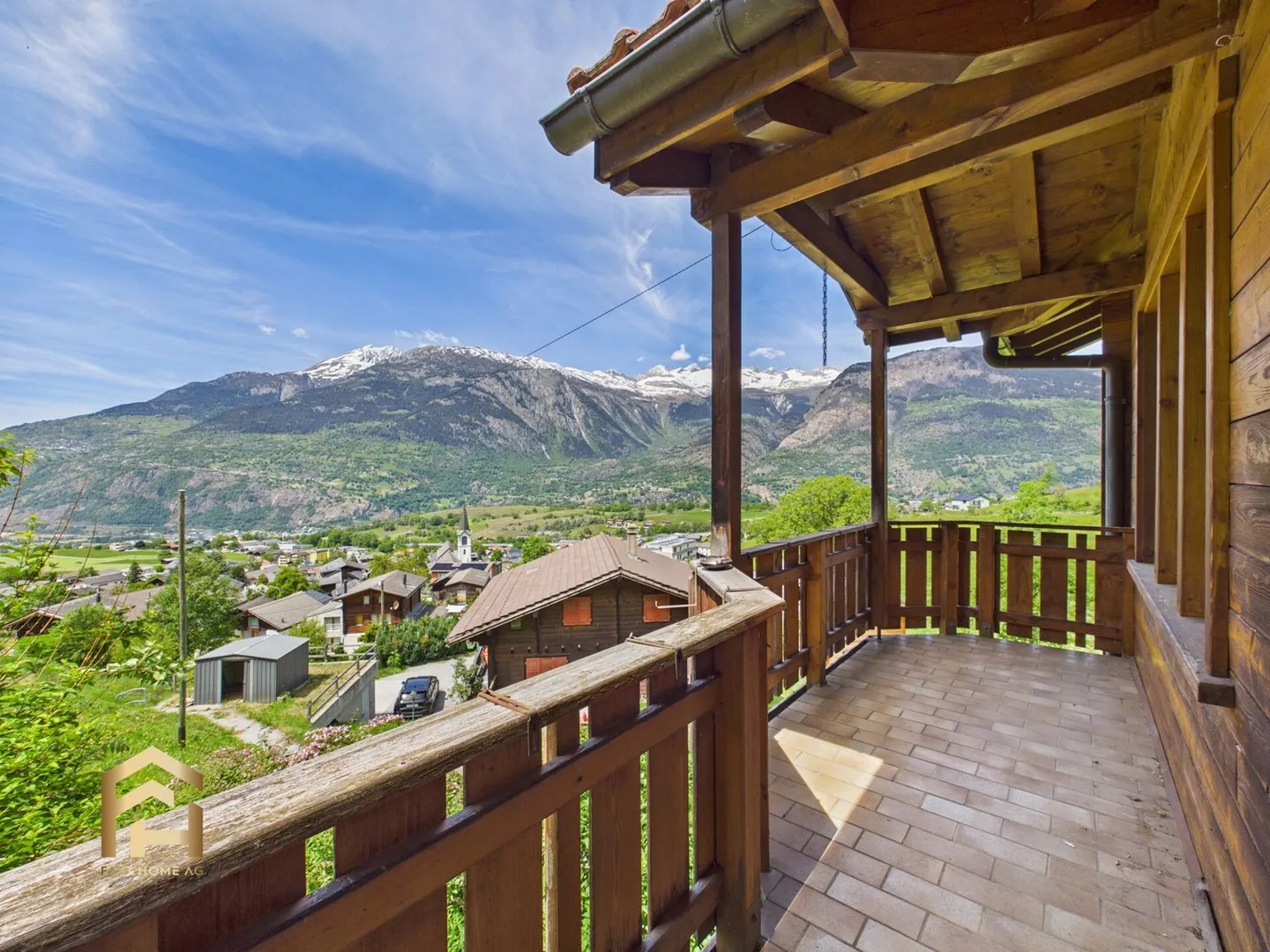 Sopra i tetti di Ried-Brig: Casa unifamiliare con giardino d'inverno, sauna e vista panoramica - Foto 9 di 13