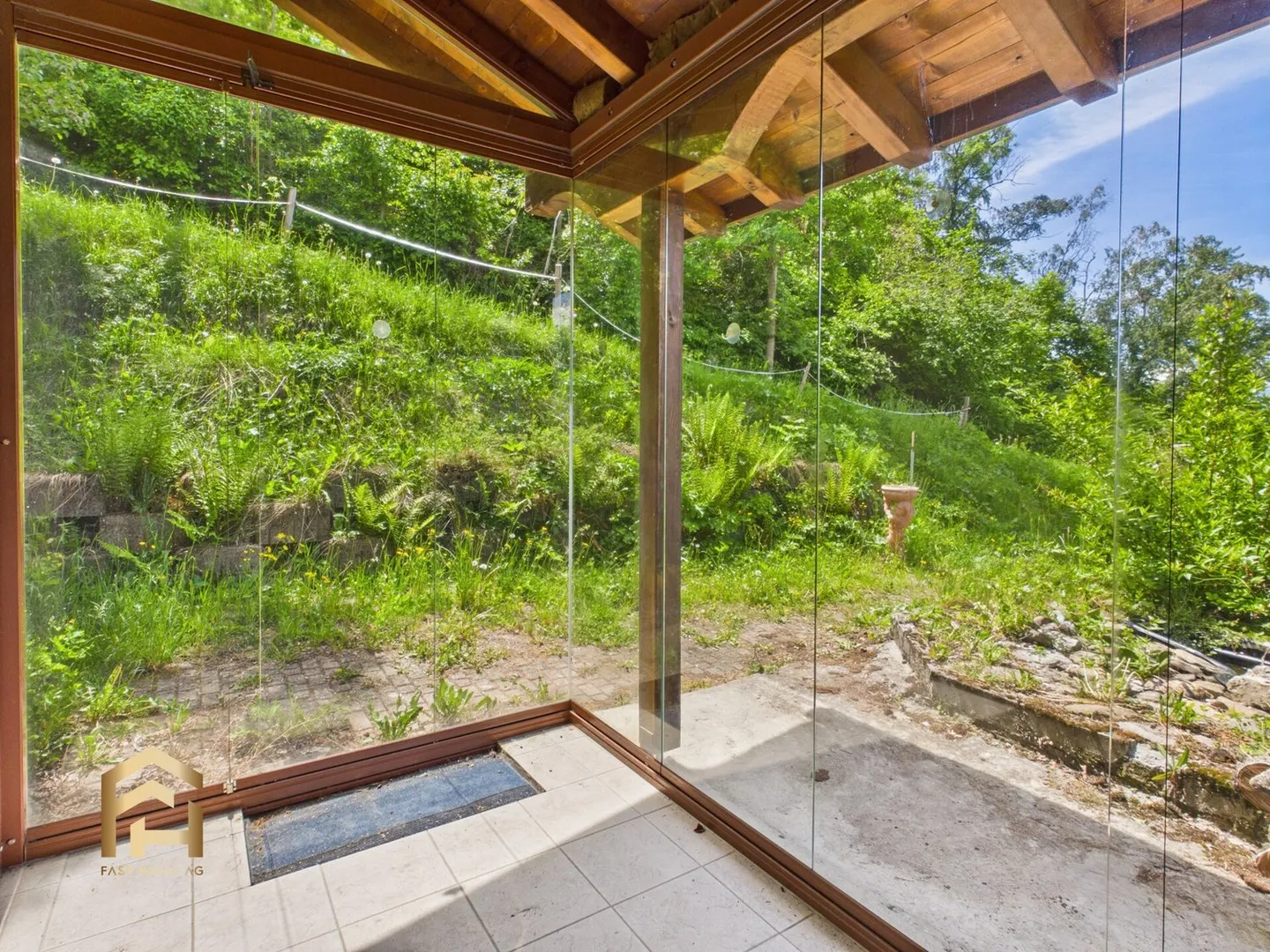 Sopra i tetti di Ried-Brig: Casa unifamiliare con giardino d'inverno, sauna e vista panoramica - Foto 10 di 13