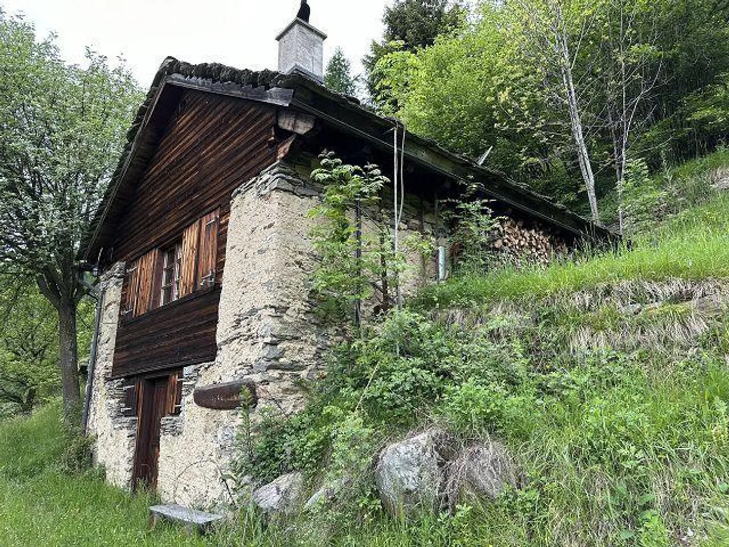 rustico di 2 1/2 loc.  molto tranquilla, soleggiata - Foto 27 di 33