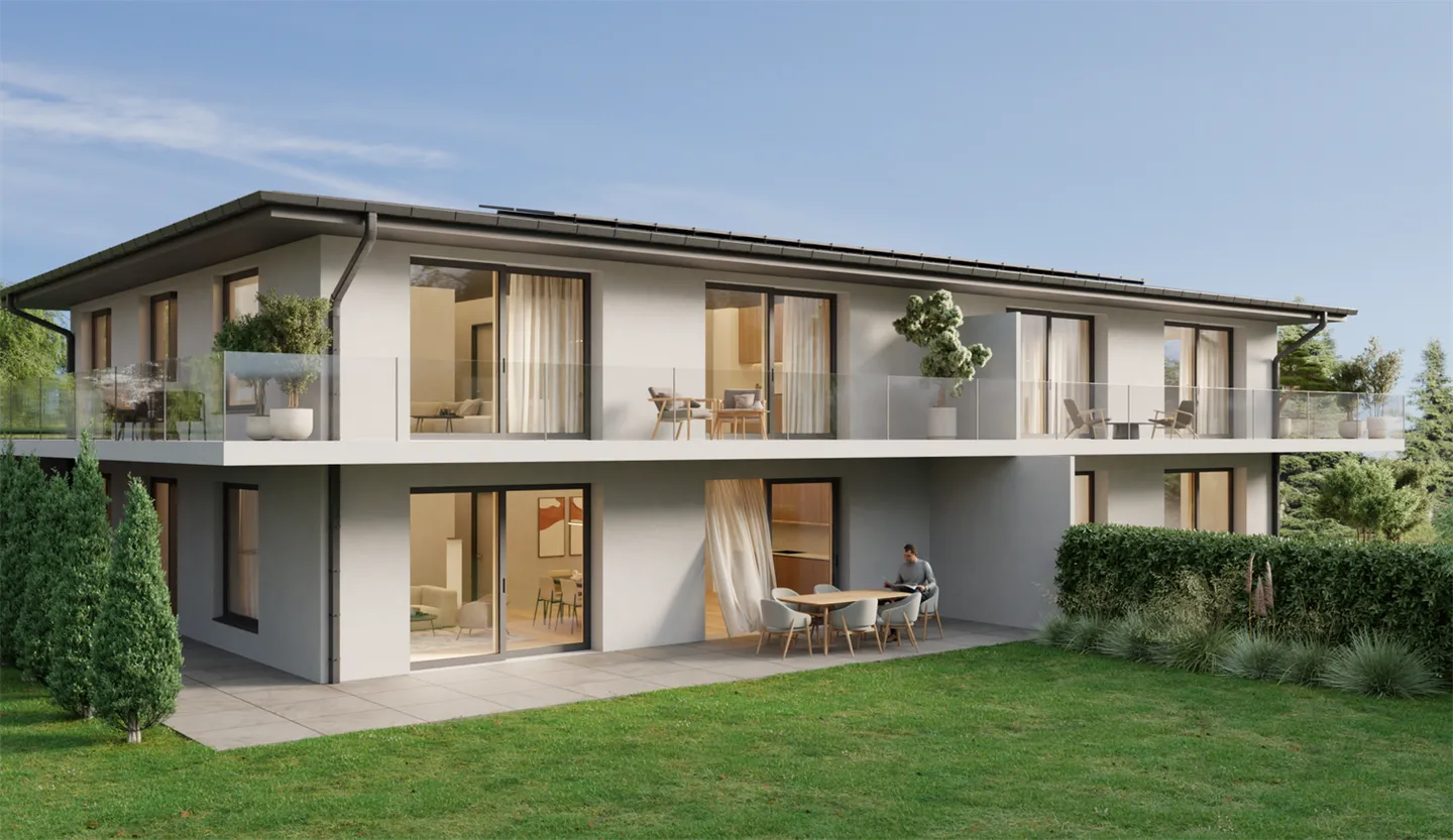 More than 2 lots! 4.5-room apartment on the garden level with a view of the Alps - Photo 1 of 6