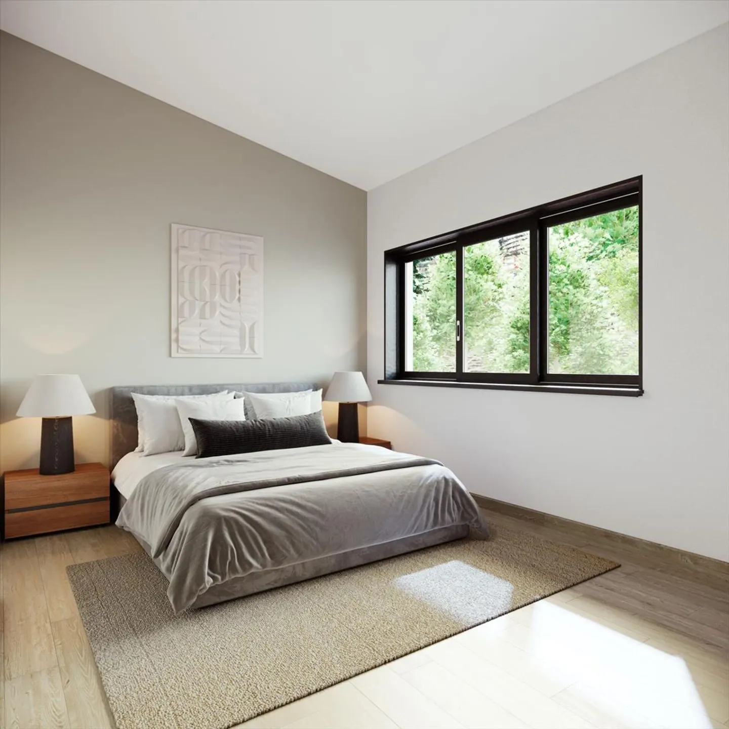 More than 2 lots! 4.5-room apartment on the garden level with a view of the Alps - Photo 5 of 6