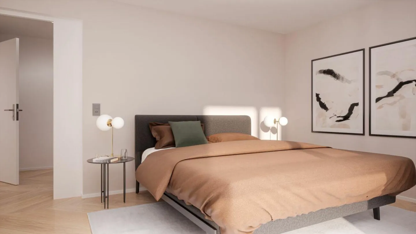Nouveau projet de construction Arrivée : Magnifique appartement de jardin 3 1/2 pièces avec vue sur le lac - Photo 9 sur 13