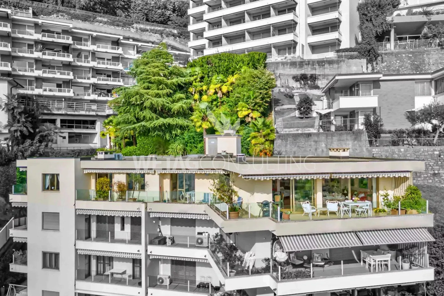 Elegante appartamento attico in vendita a Lugano-Castagnola, con z... - Foto 13 di 13