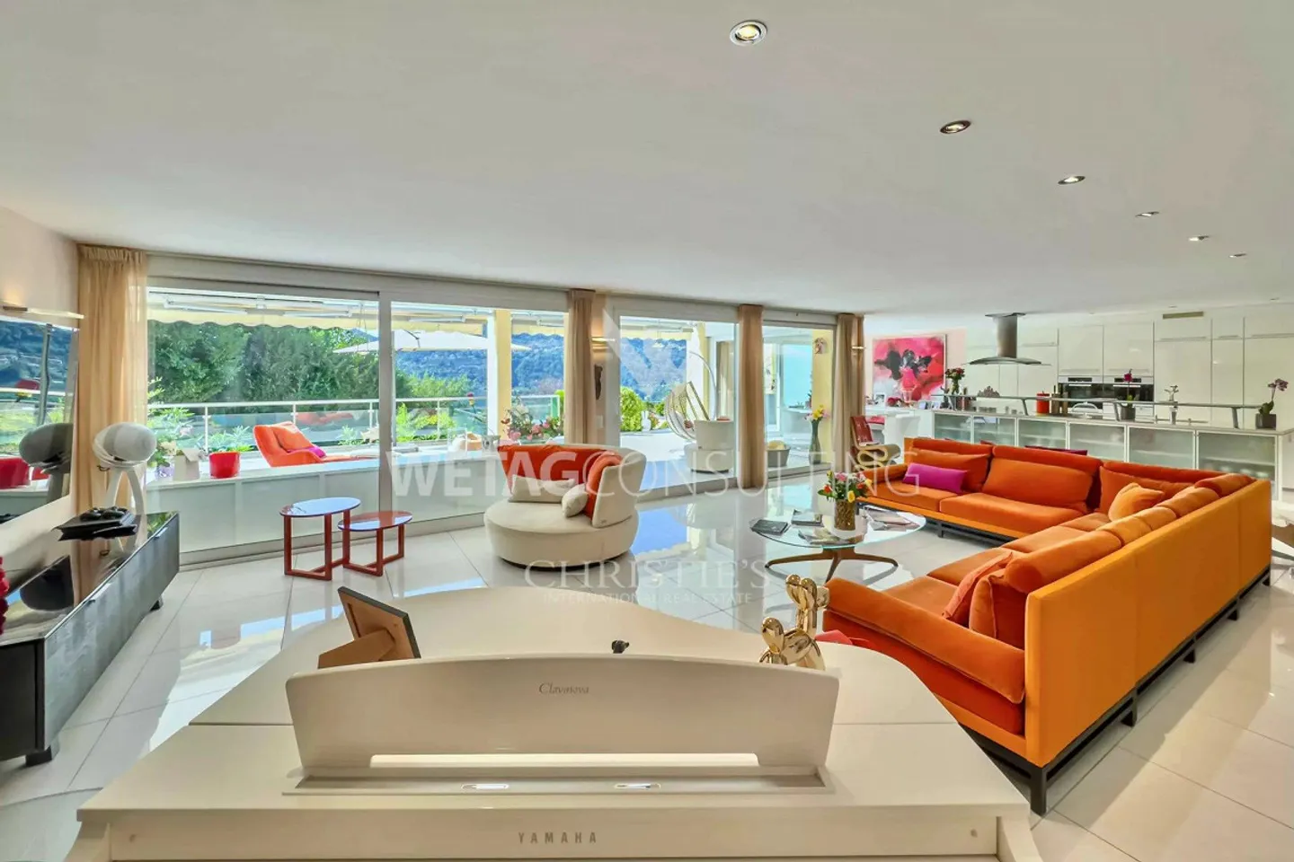 Montagnola: Appartamento con grande giardino privato e vista sul lago di Lugano... - Foto 3 di 13