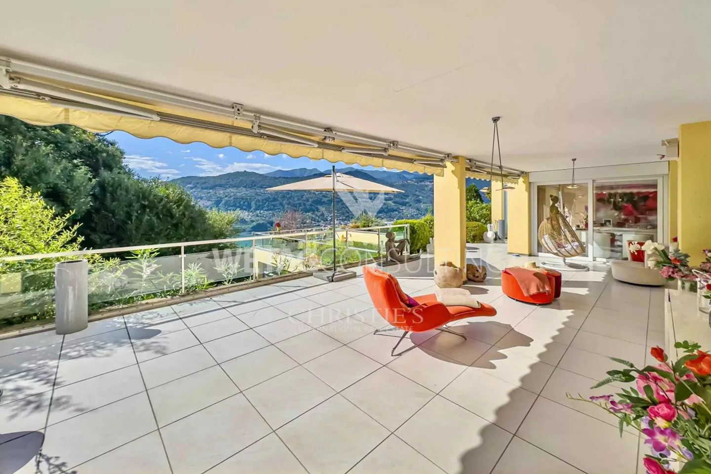 Montagnola: Appartamento con grande giardino privato e vista sul lago di Lugano... - Foto 7 di 13