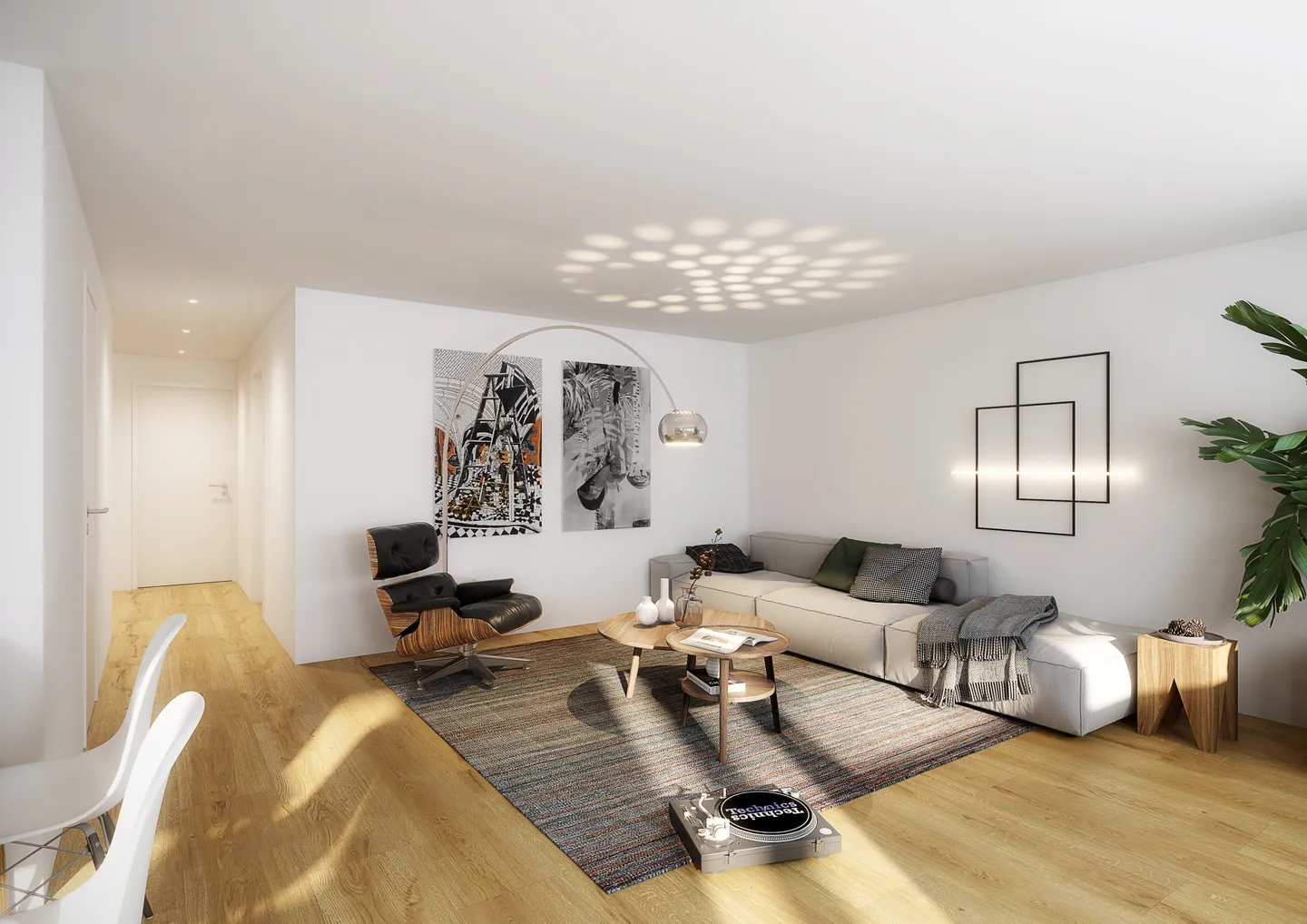 Appartement 4 pièces entièrement rénové avec une vue imprenable sur les montagnes - Photo 4 sur 4