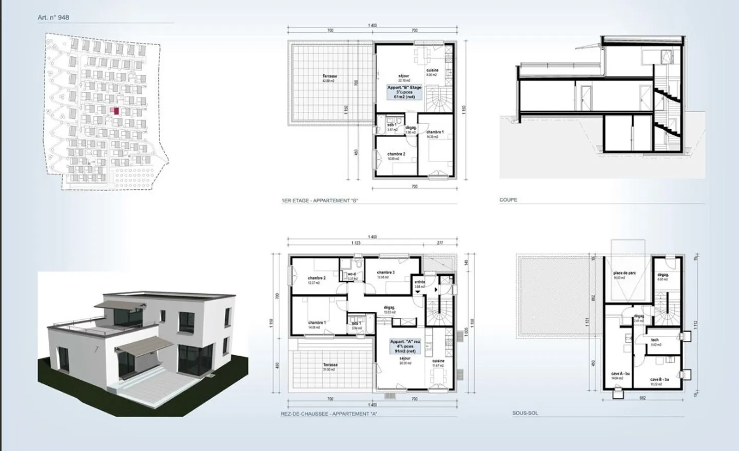 Zu vermieten: wunderschöne 4,5 Zimmer im Erdgeschoss einer Einzelvilla - Foto 7 von 8