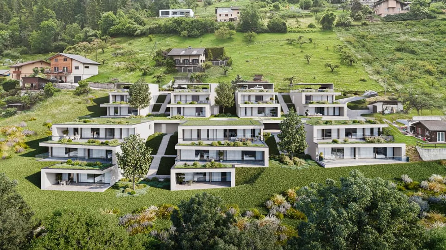 3.5-Zimmer-Attikawohnung zum Verkauf in Salins (Los D12) - Foto 1 von 12