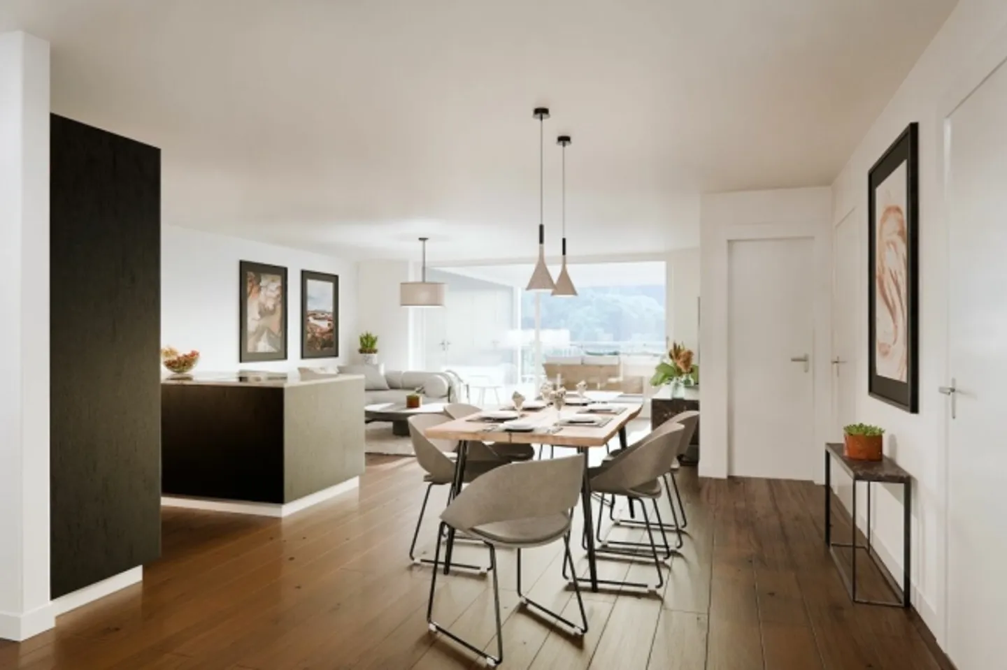 LIVING IN A PERFECT CENTRAL LOCATION; 4 1/2 Room Garden Apartment B1 - Photo 3 of 12