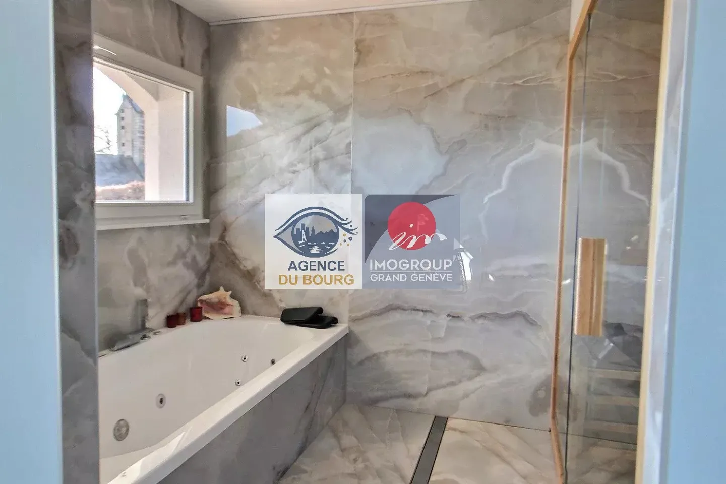 Villa avec jacuzzi et sauna rénovée - magnifique jardin avec vue sur le lac et le Mont-Blanc - Photo 3 sur 13