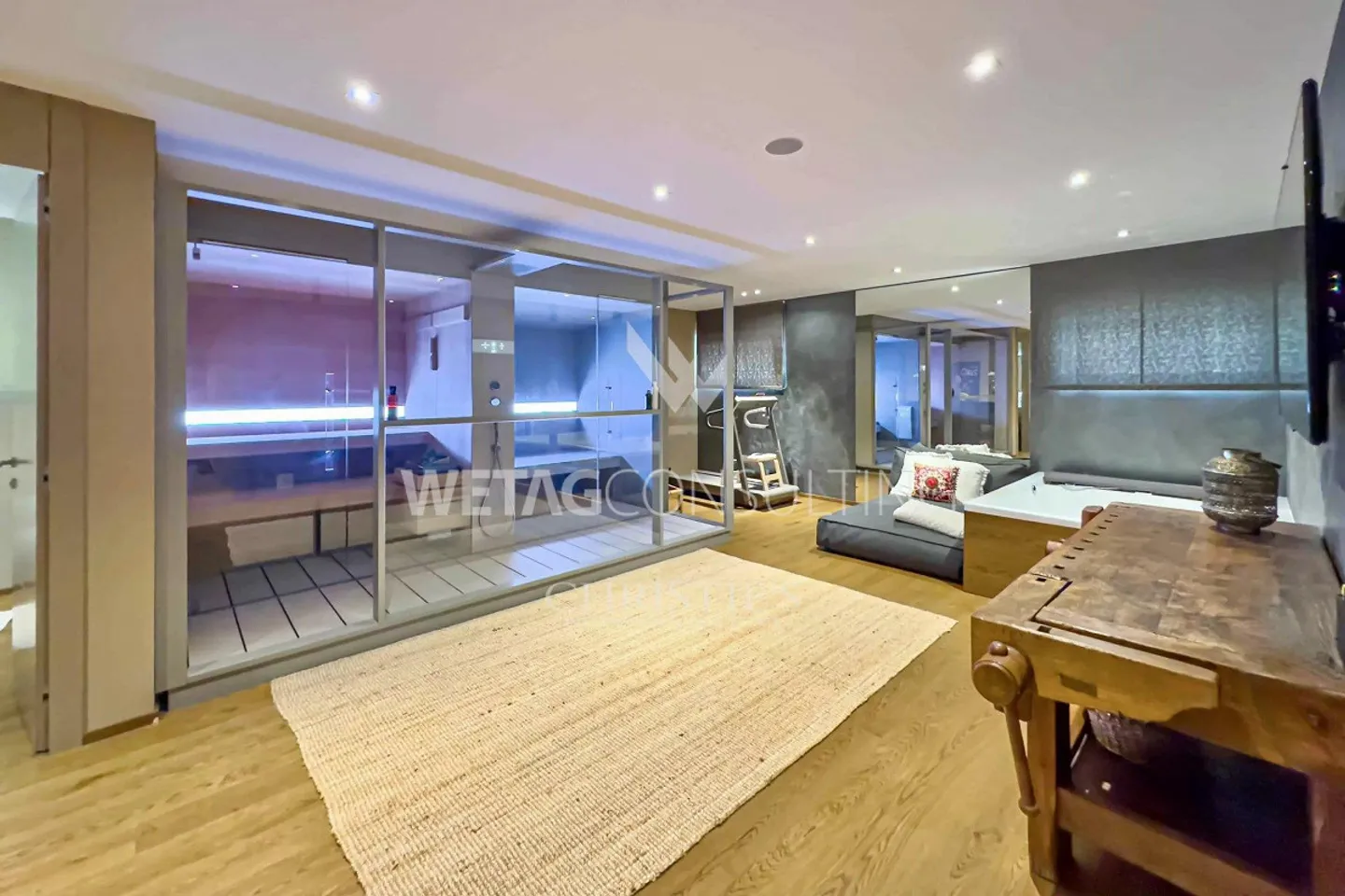 Lugano-Morcote: Villa moderna con piscina, vista lago e area SPA in vendita - Foto 12 di 13