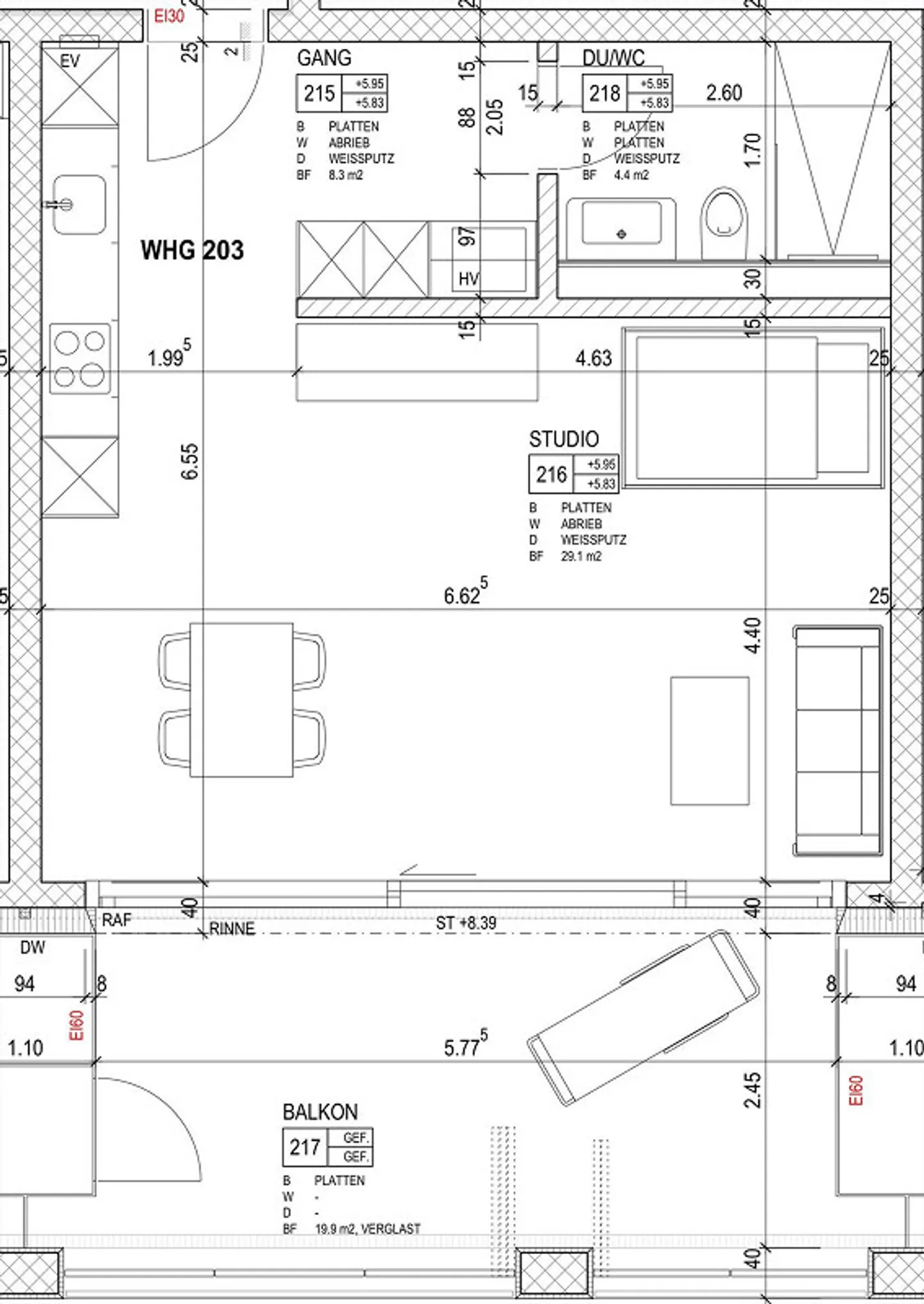 Appartement moderne et exclusif de 1.5 pièces au 5ème étage - Photo 5 sur 5