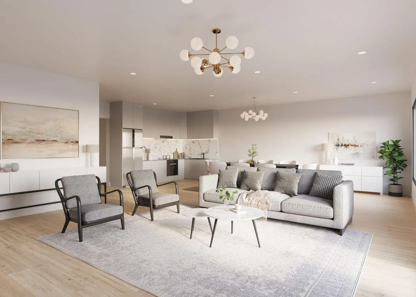 Prächtige 4.5-Zimmer-Wohnung im 1. Stock - Lot B - Foto 3 von 6